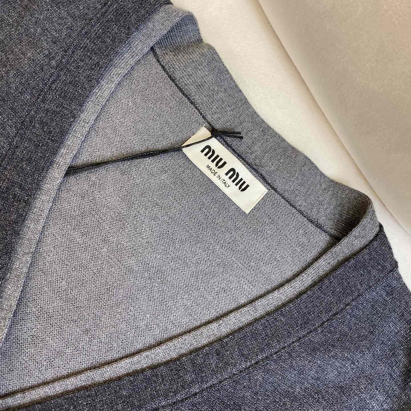 Miu Miu Silk Cashmere Cardigan Sweater - DopestKickz