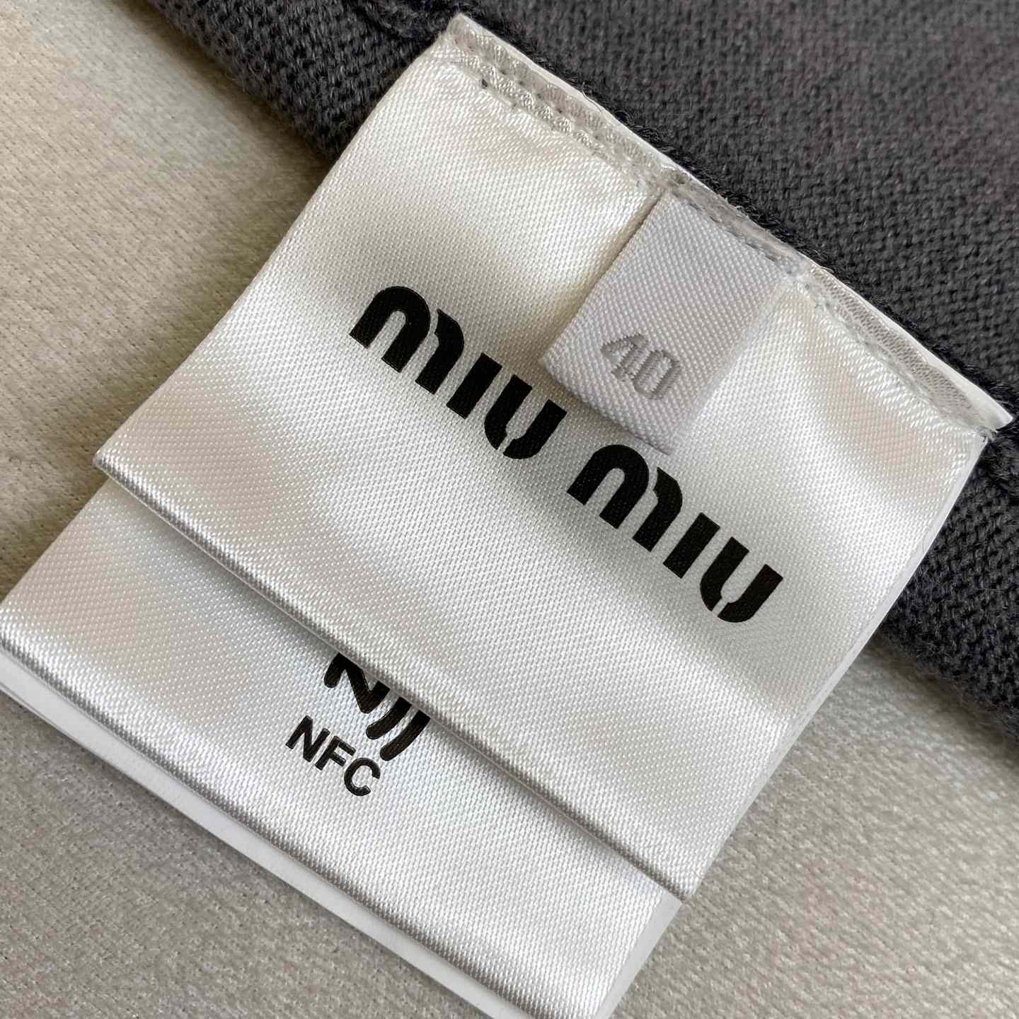 Miu Miu Silk Cashmere Cardigan Sweater - DopestKickz