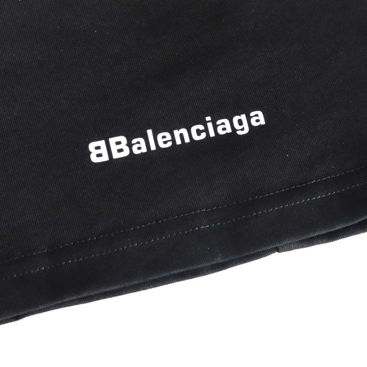 Balenciaga Paris Soccer T-Shirt Oversized In Black - DopestKickz