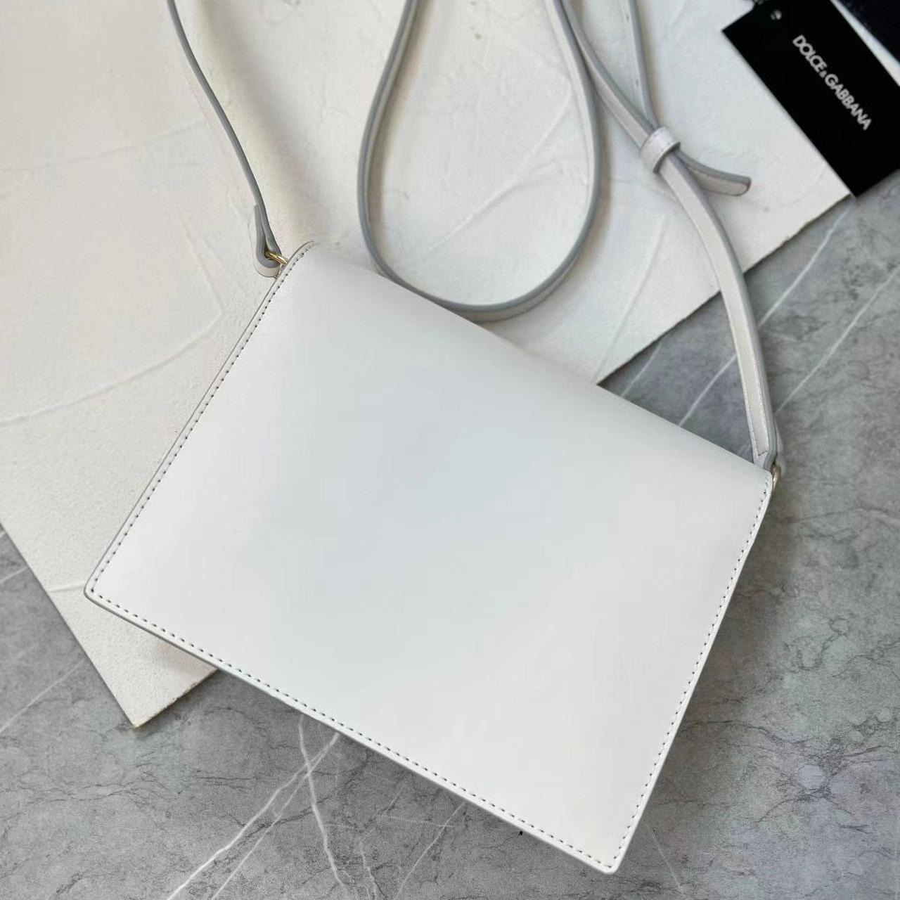 Dolce & Gabbana Calfskin DG Logo Crossbody Bag  (16 x 20 x 5.5cm) - DopestKickz