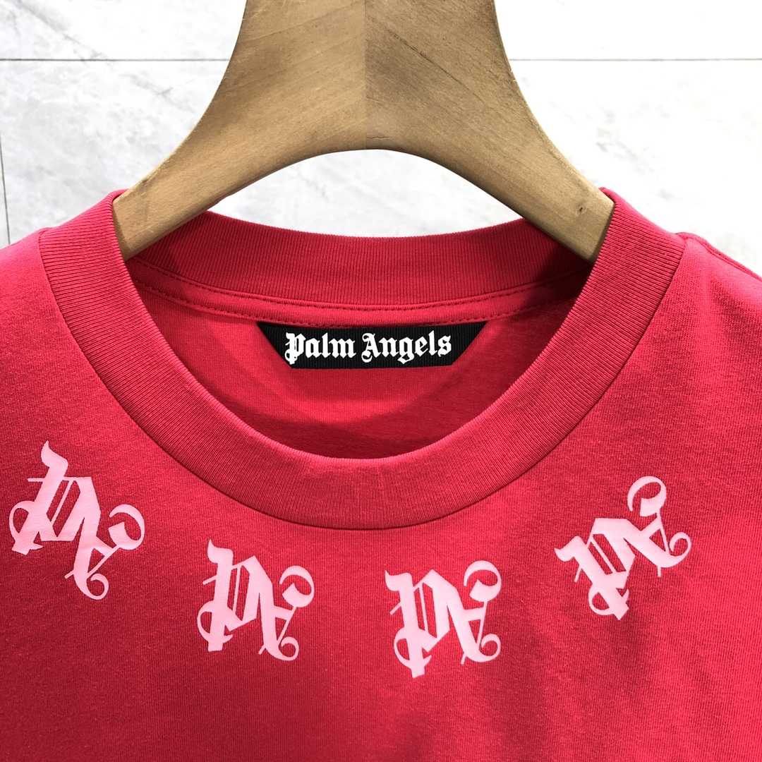 Palm Angels Statement Monogram T-Shirt  - DopestKickz