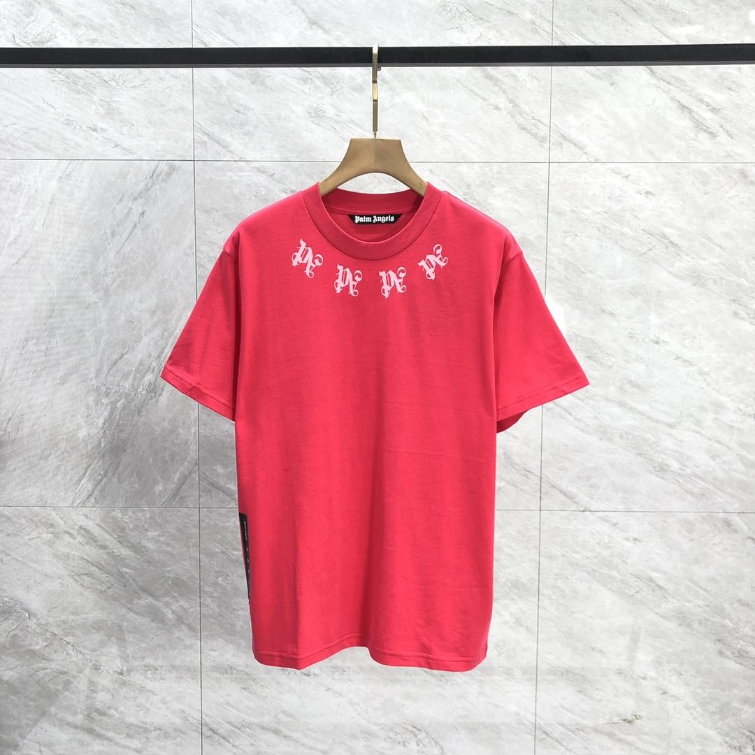 Palm Angels Statement Monogram T-Shirt  - DopestKickz