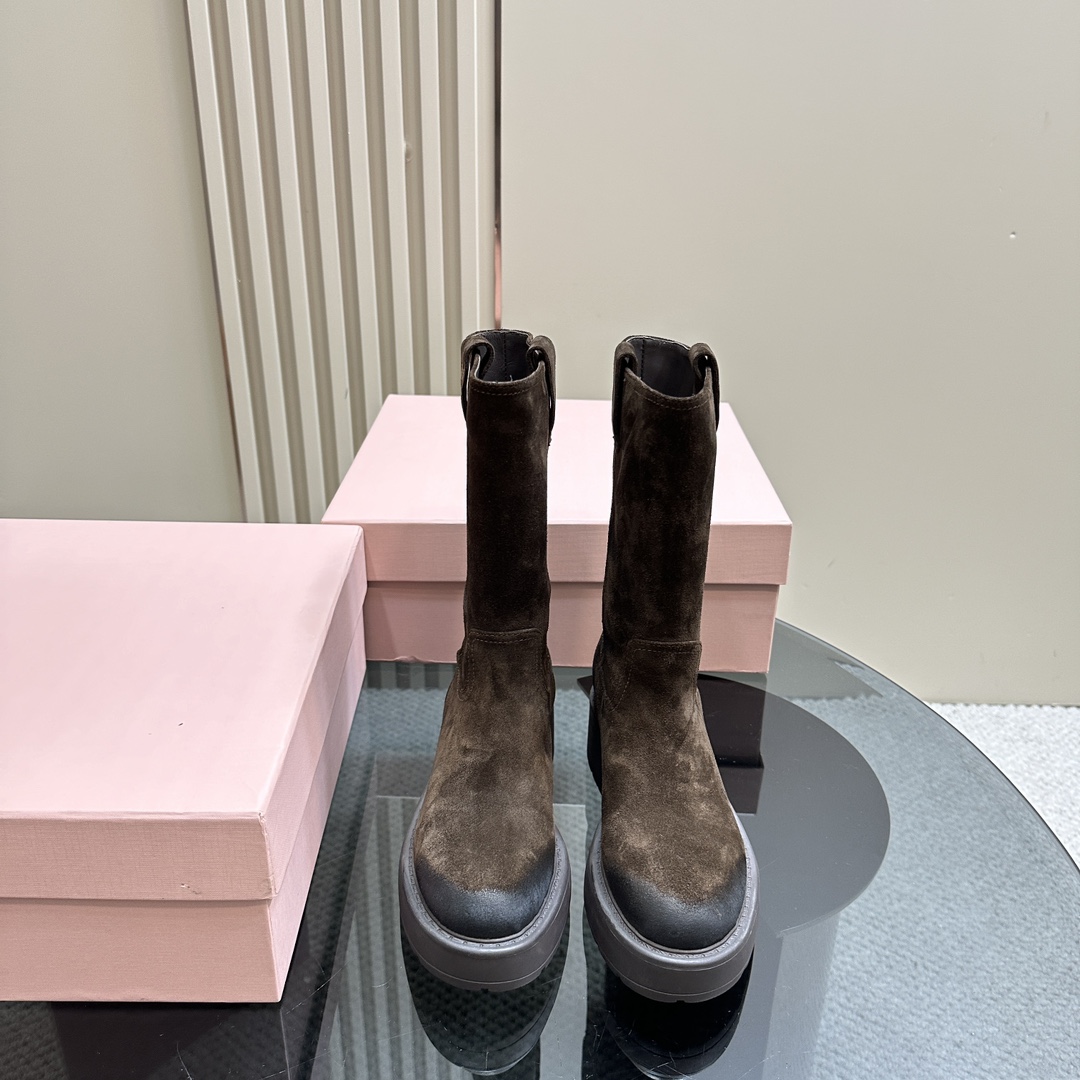 Miu Miu Suede Boots - DopestKickz