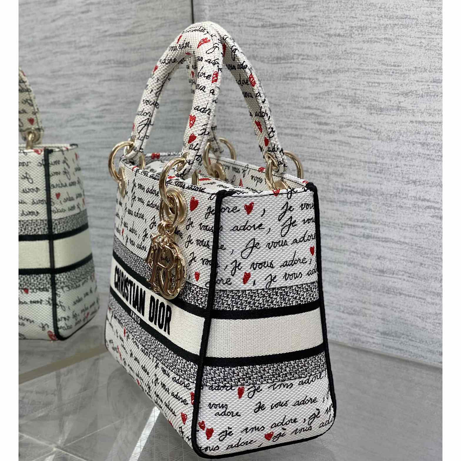 Dior Dioramour Medium Lady D-Lite Bag - DopestKickz