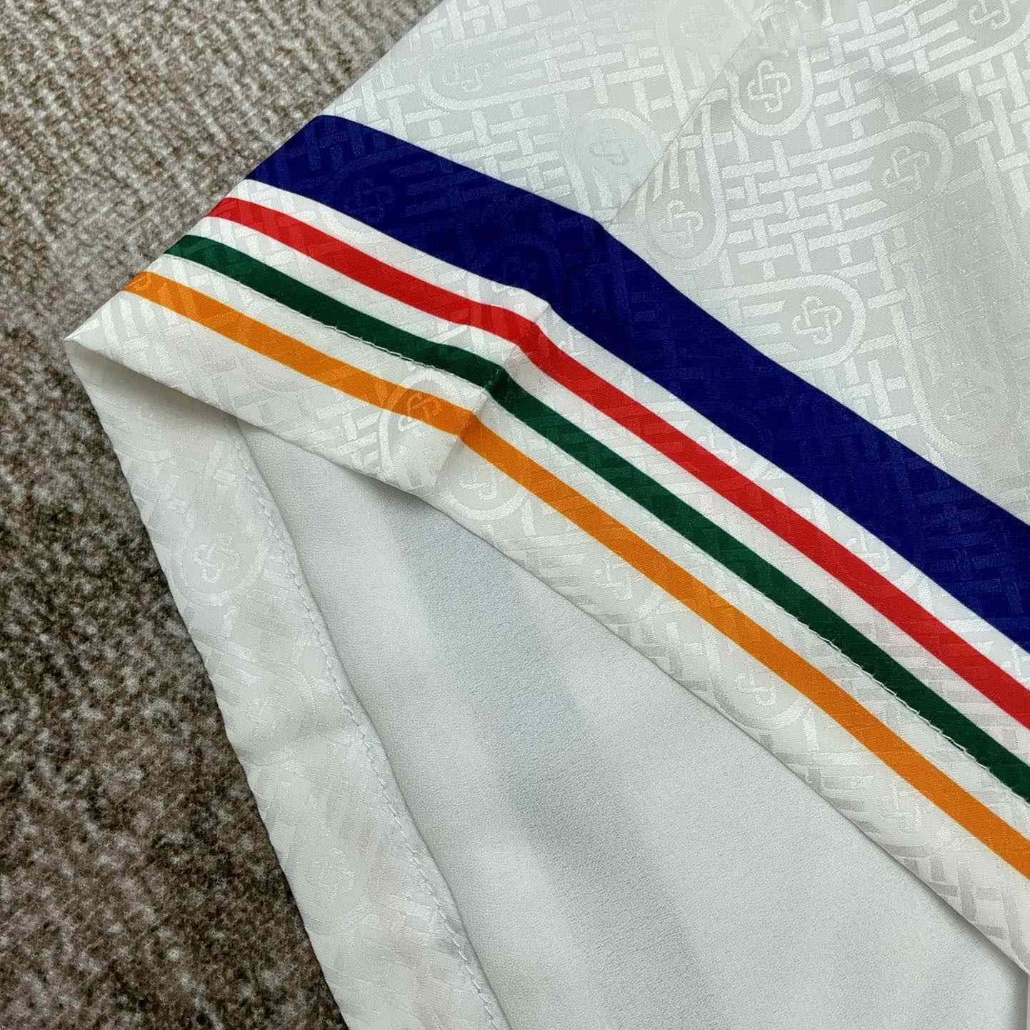 Casablanca Tennis Club Icon Silk Shorts   CA3481 - DopestKickz