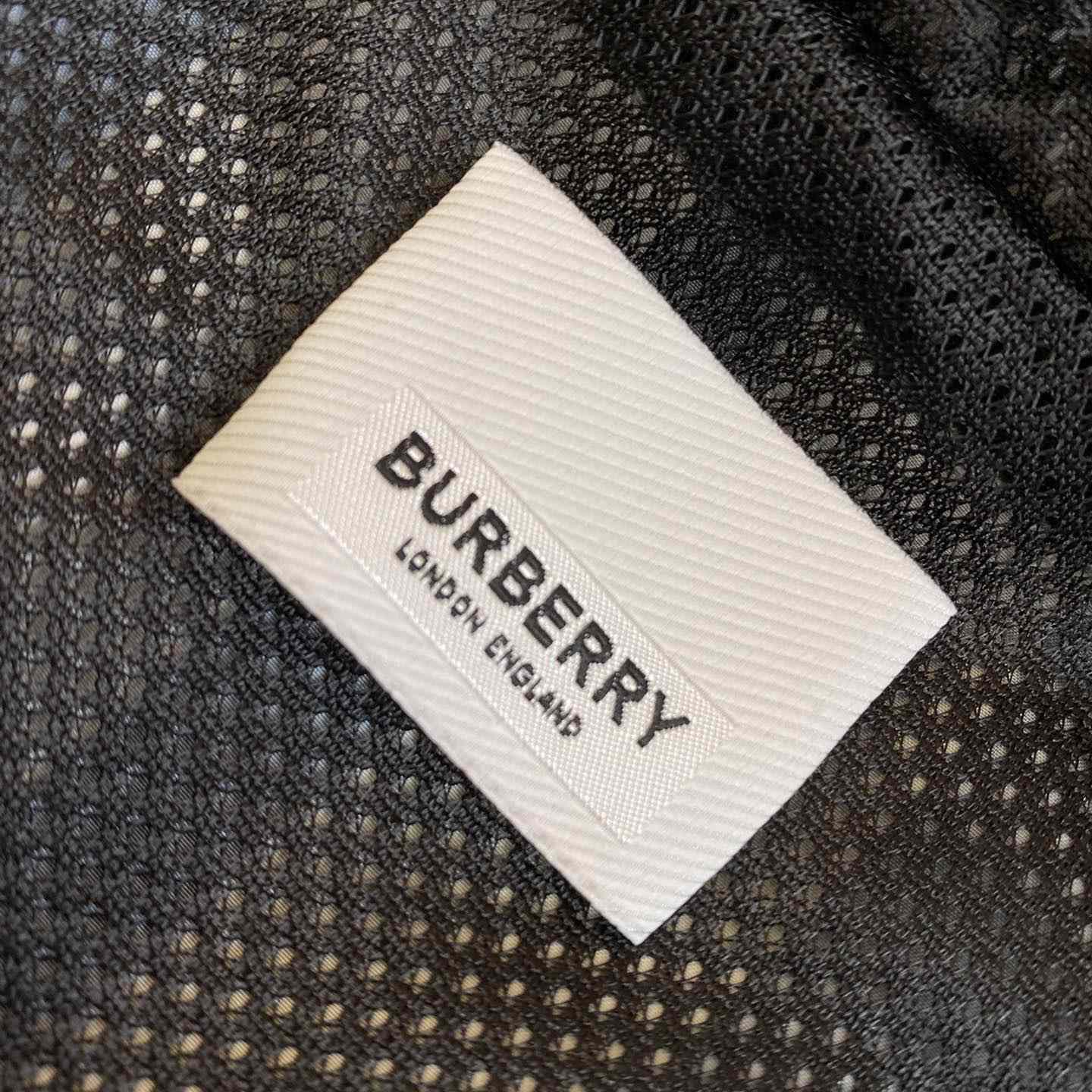 Burberry Sliced Check Nylon Hooded Jacket - DopestKickz
