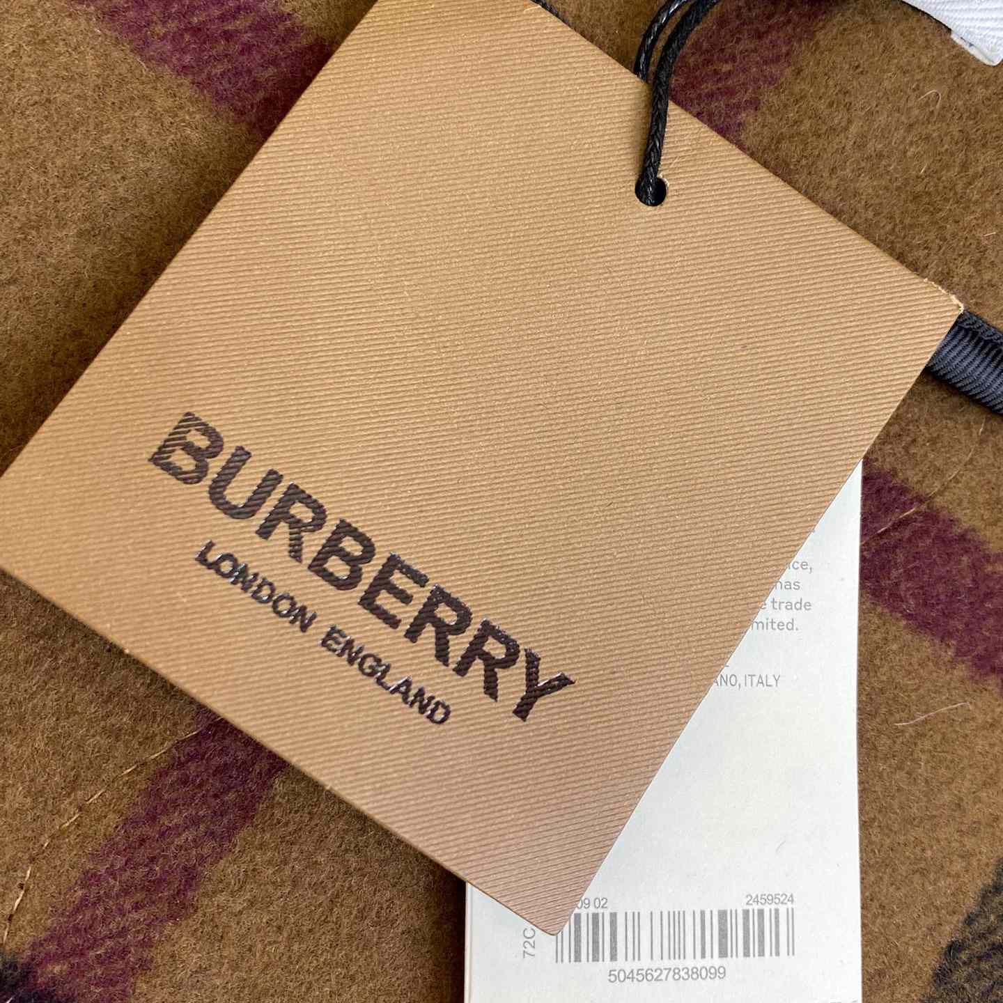 Burberry Check Wool Blend Bomber Jacket - DopestKickz