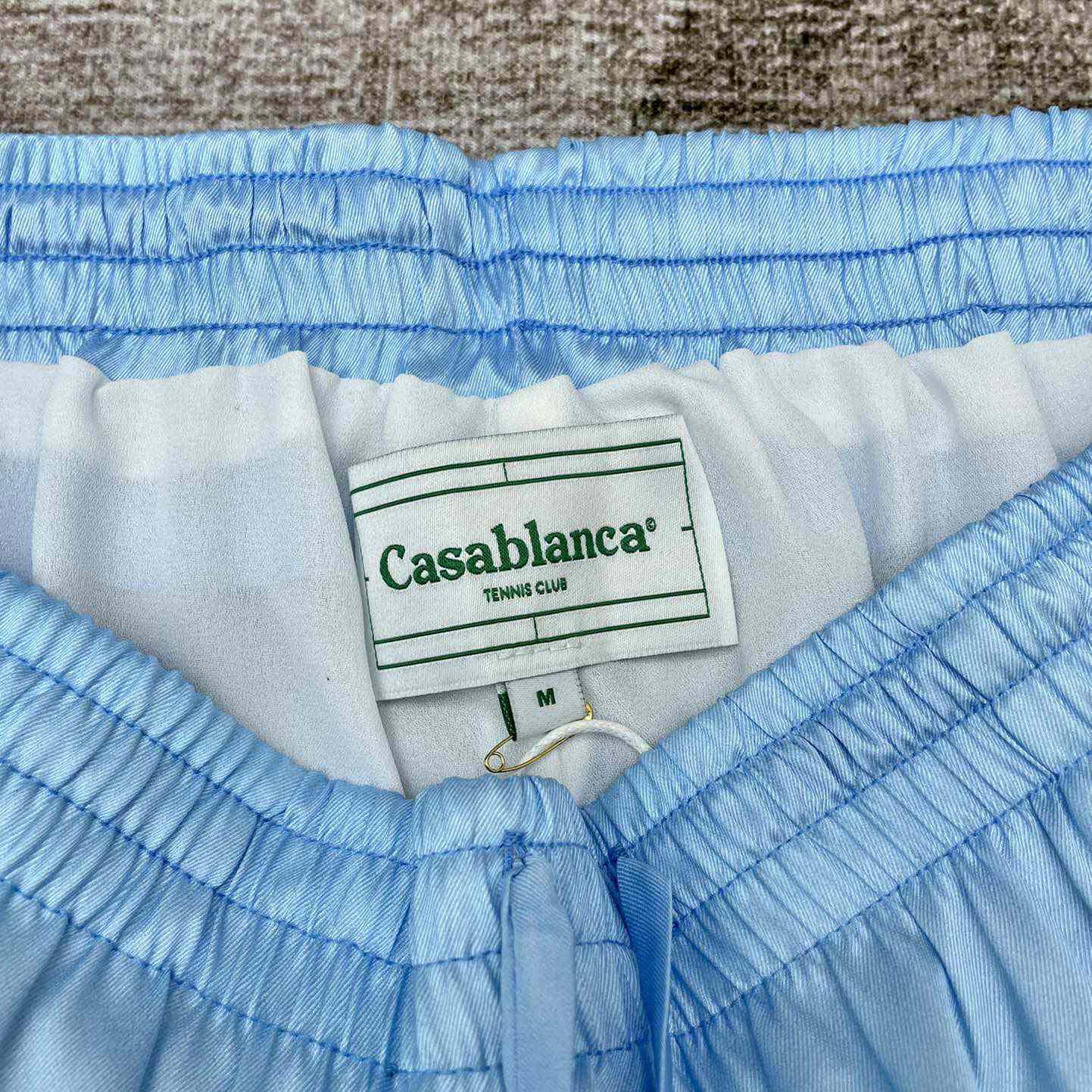 Casablanca Silk Shorts With Drawstrings    CA3487 - DopestKickz
