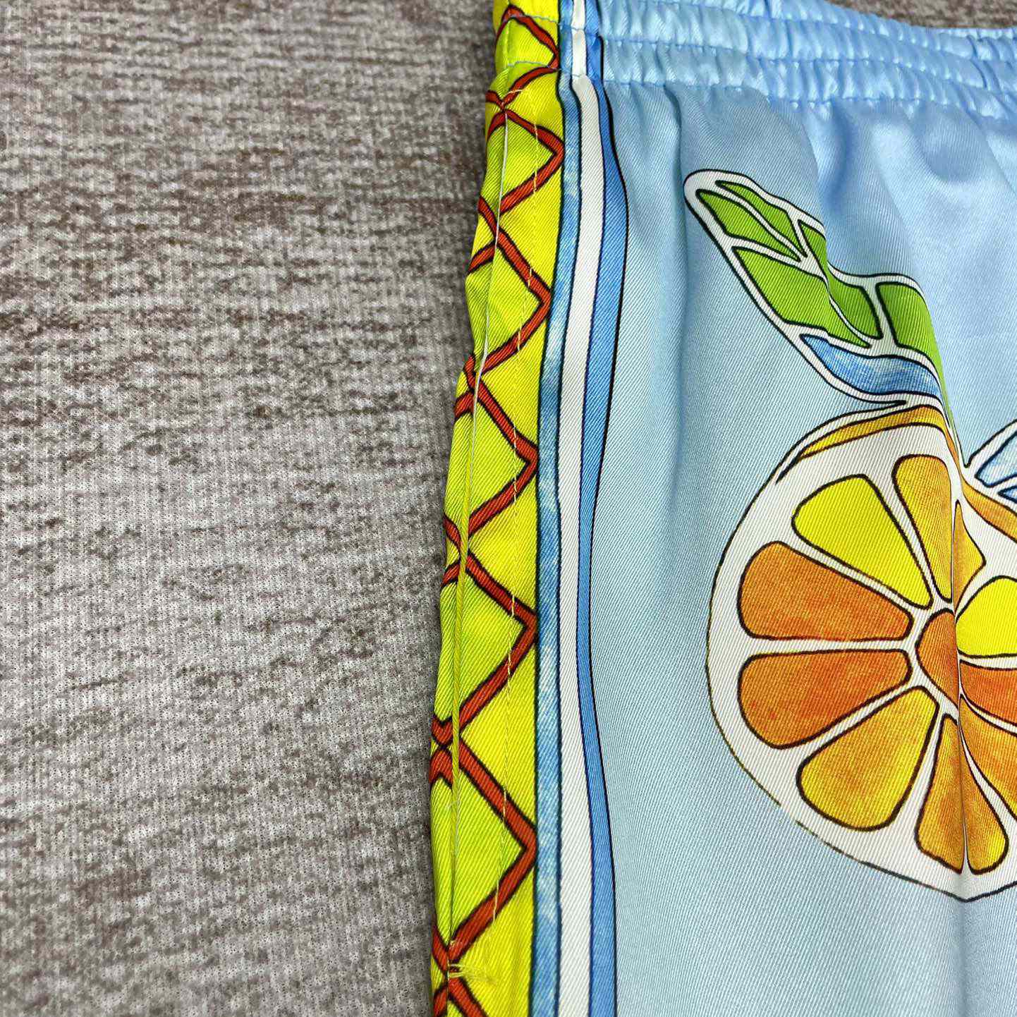 Casablanca Silk Shorts With Drawstrings    CA3487 - DopestKickz