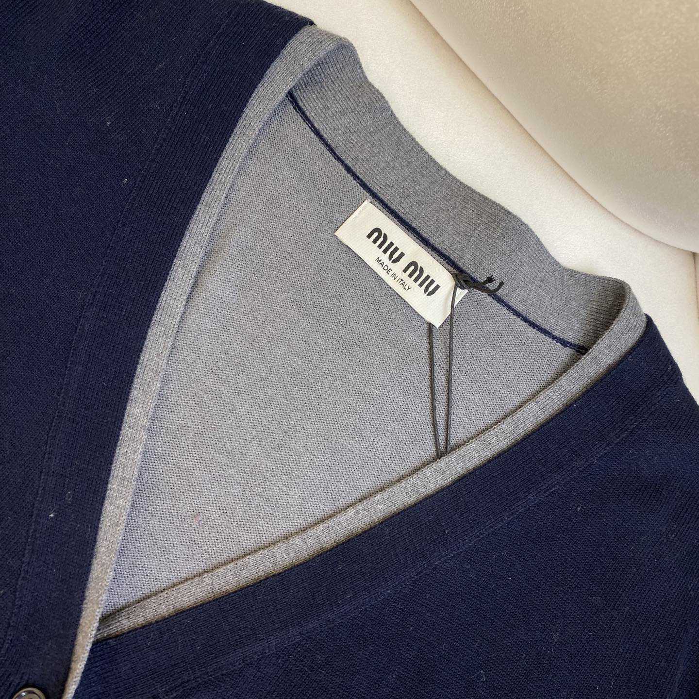 Miu Miu Silk Cashmere Cardigan Sweater - DopestKickz