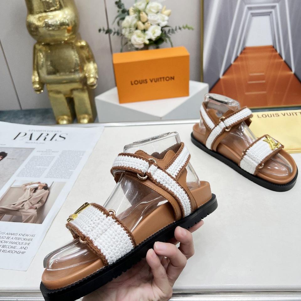 Louis Vuitton LV Sunset Flat Comfort Sandal    - DopestKickz