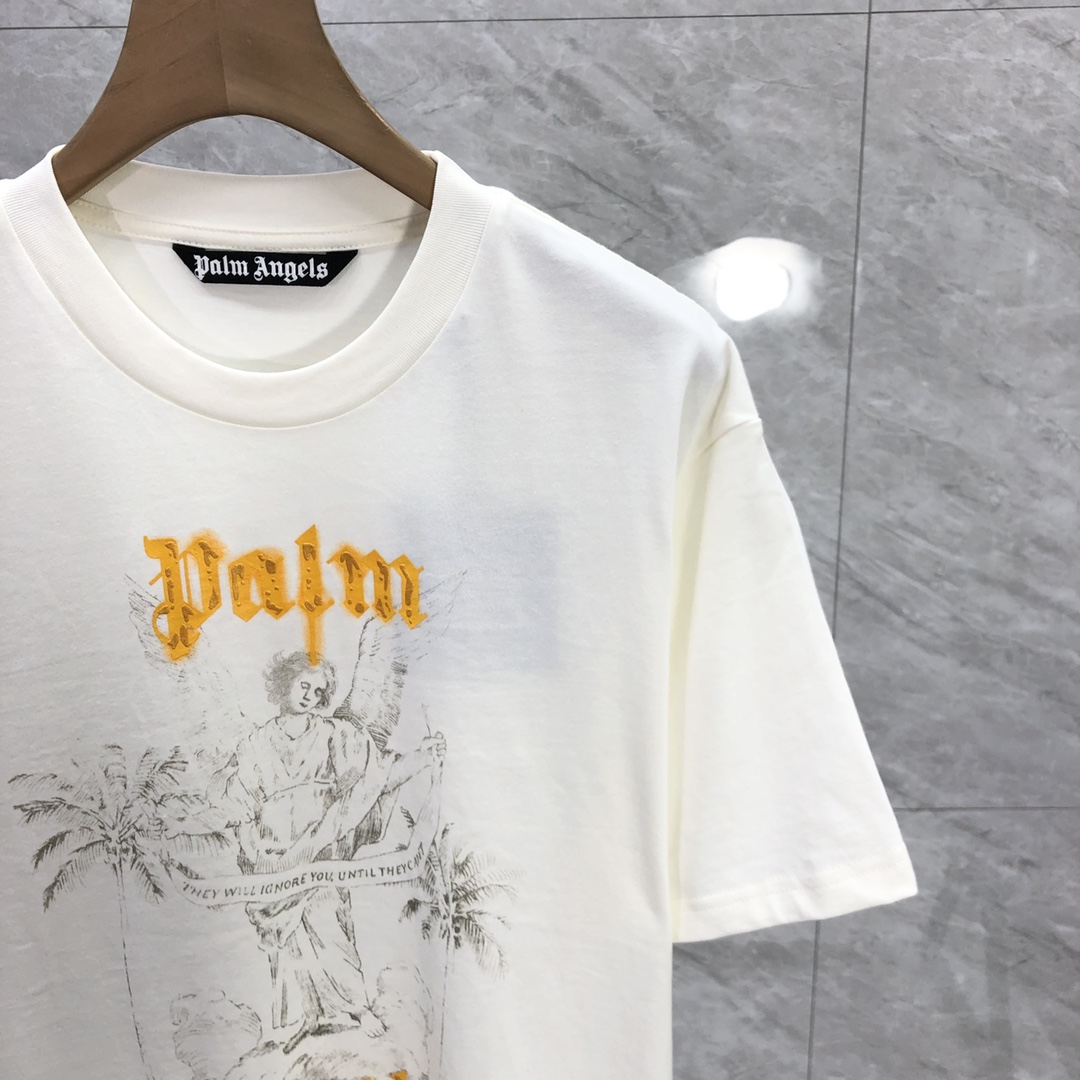 Palm Angels Angel Pencil T-Shirt  - DopestKickz