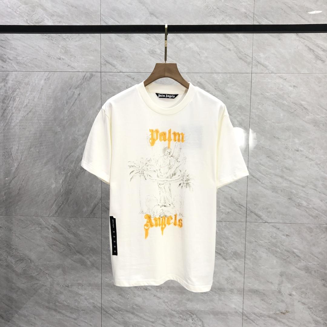 Palm Angels Angel Pencil T-Shirt  - DopestKickz