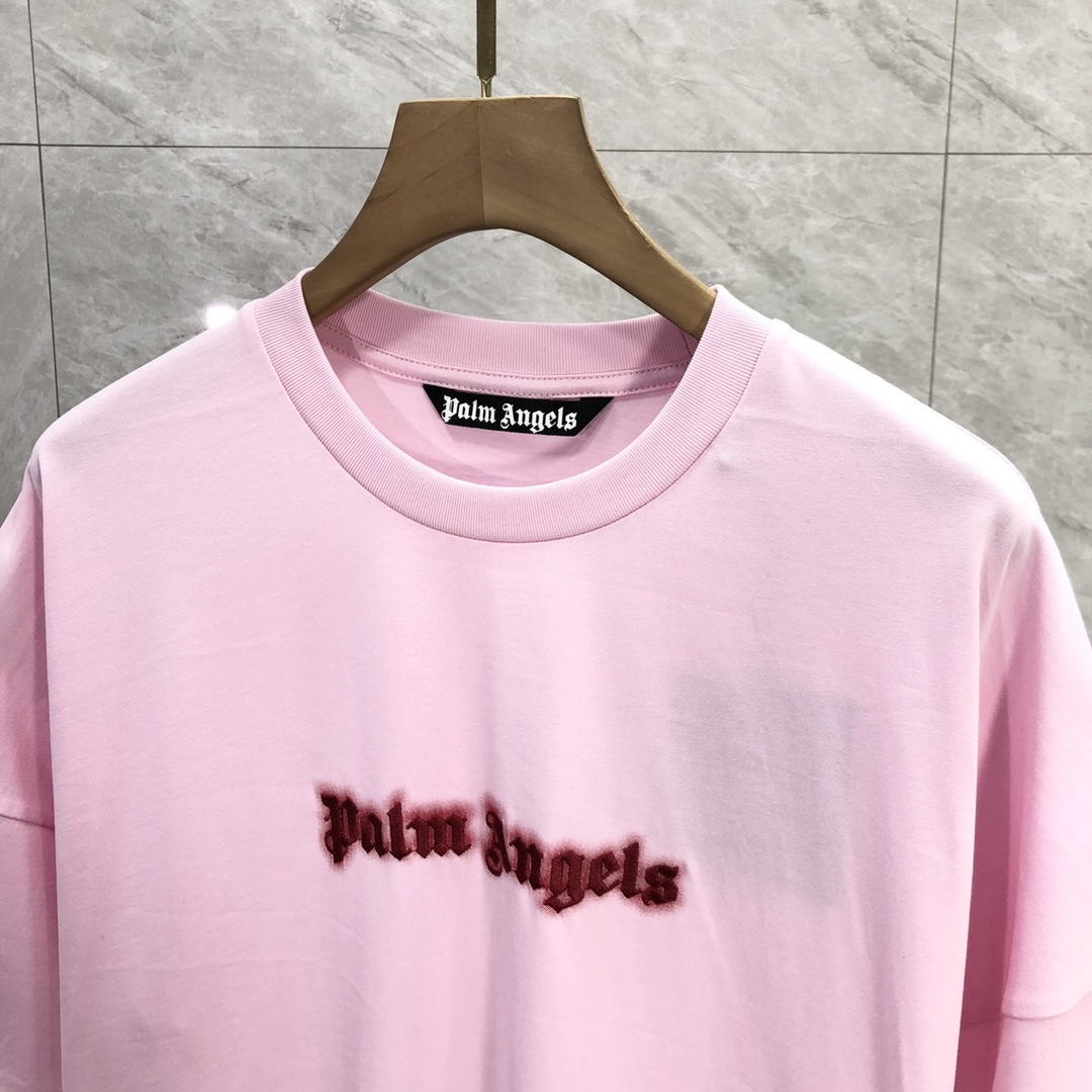Palm Angels Neon Logo T-Shirt  - DopestKickz