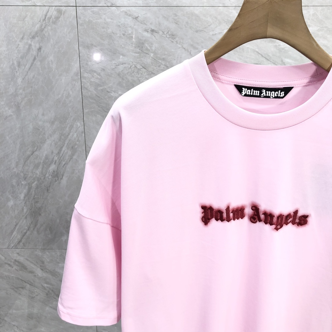 Palm Angels Neon Logo T-Shirt  - DopestKickz
