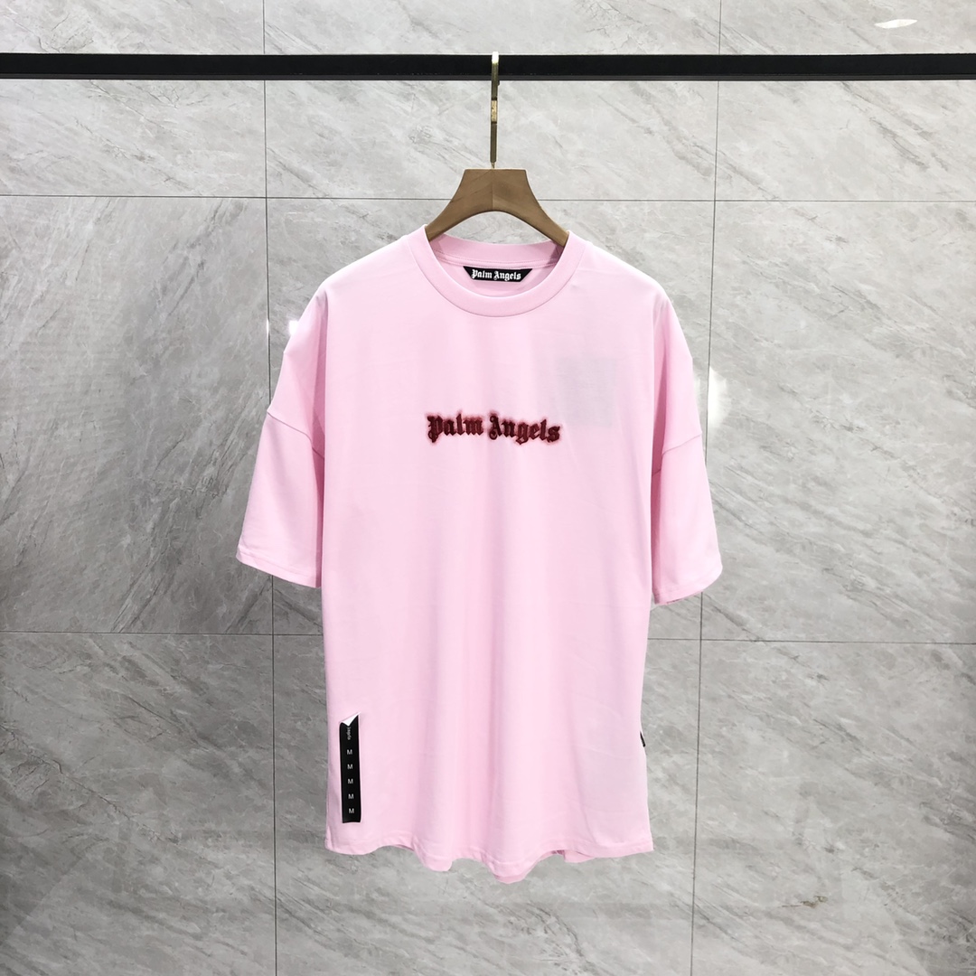 Palm Angels Neon Logo T-Shirt  - DopestKickz