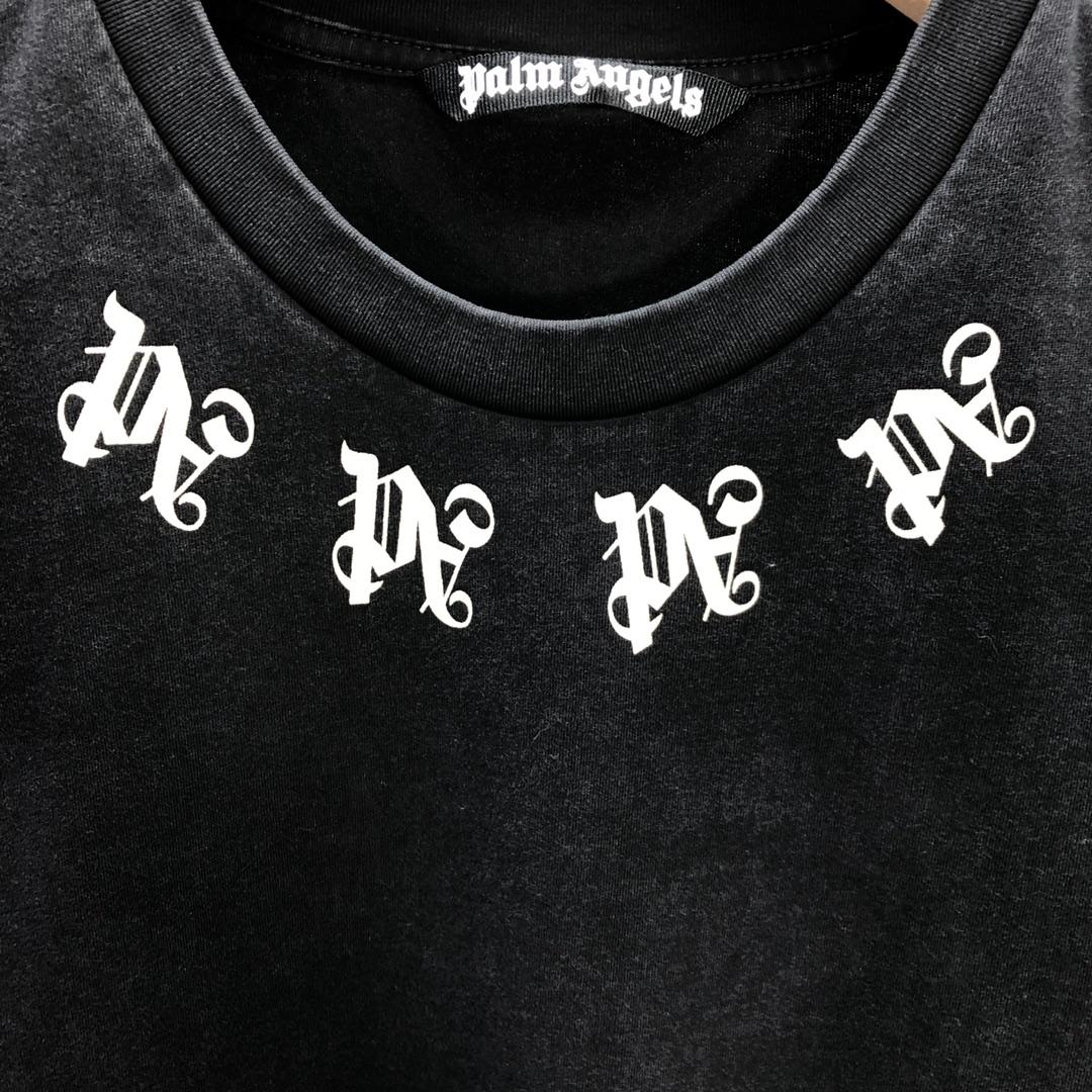 Palm Angels Statement Monogram T-Shirt  - DopestKickz