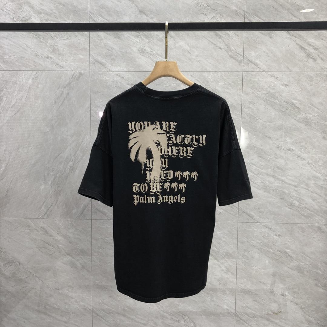 Palm Angels Statement Monogram T-Shirt  - DopestKickz