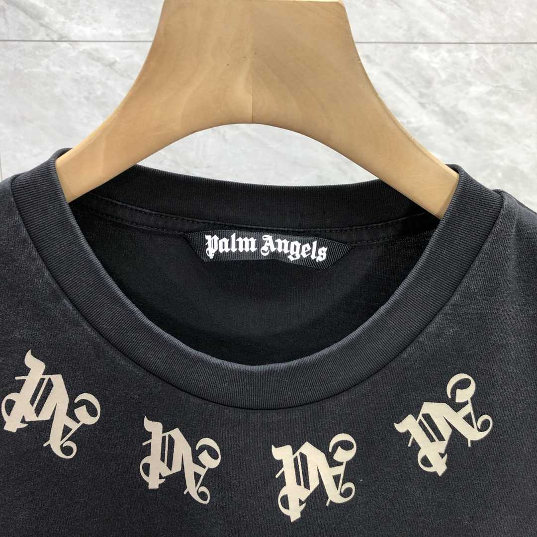 Palm Angels Statement Monogram T-Shirt  - DopestKickz