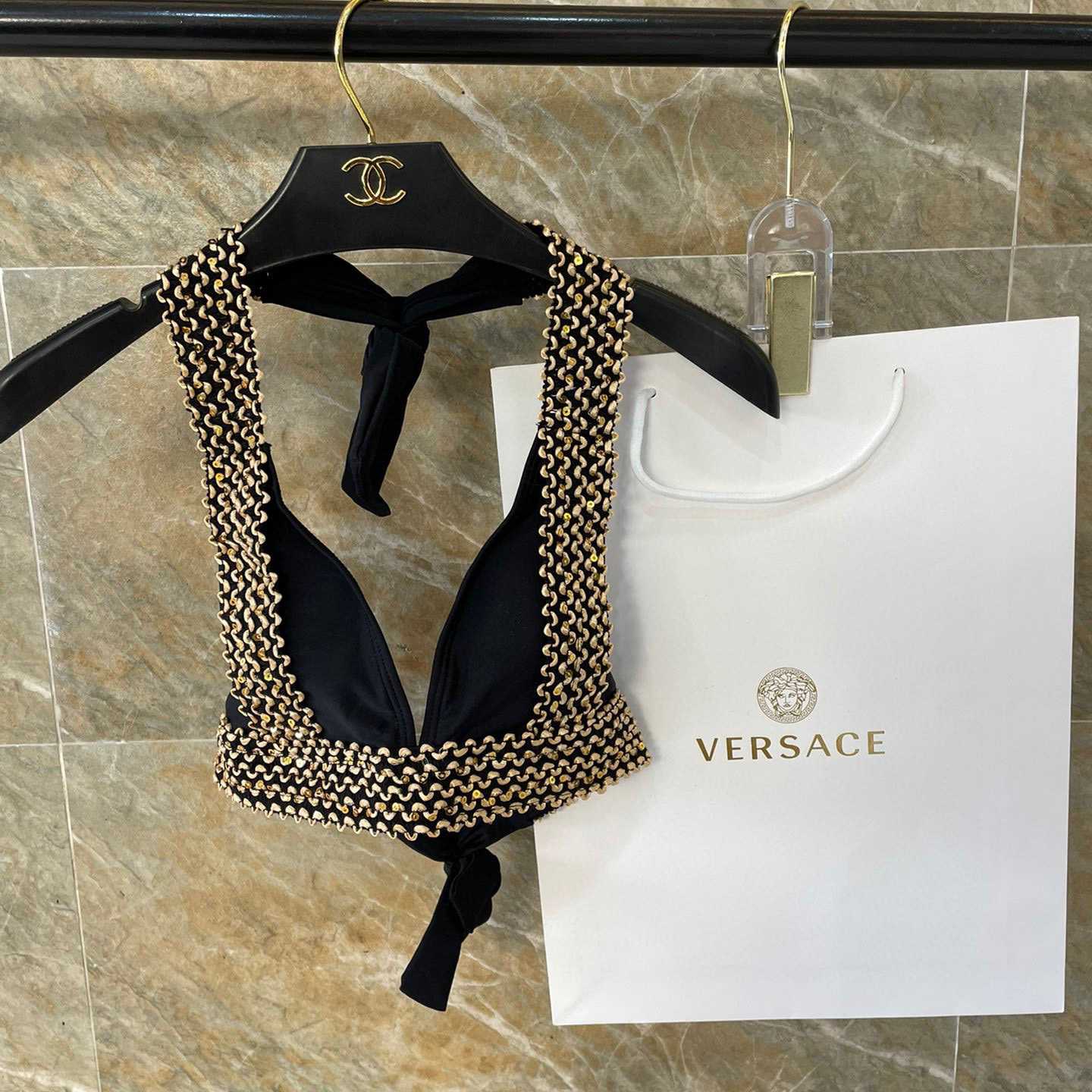 Versace Two-Piece Swimsuit - DopestKickz