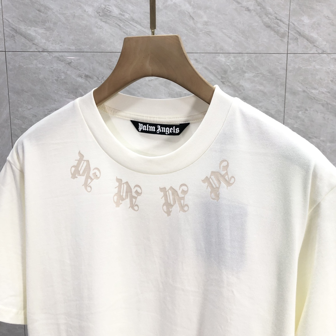 Palm Angels Statement Monogram T-Shirt  - DopestKickz