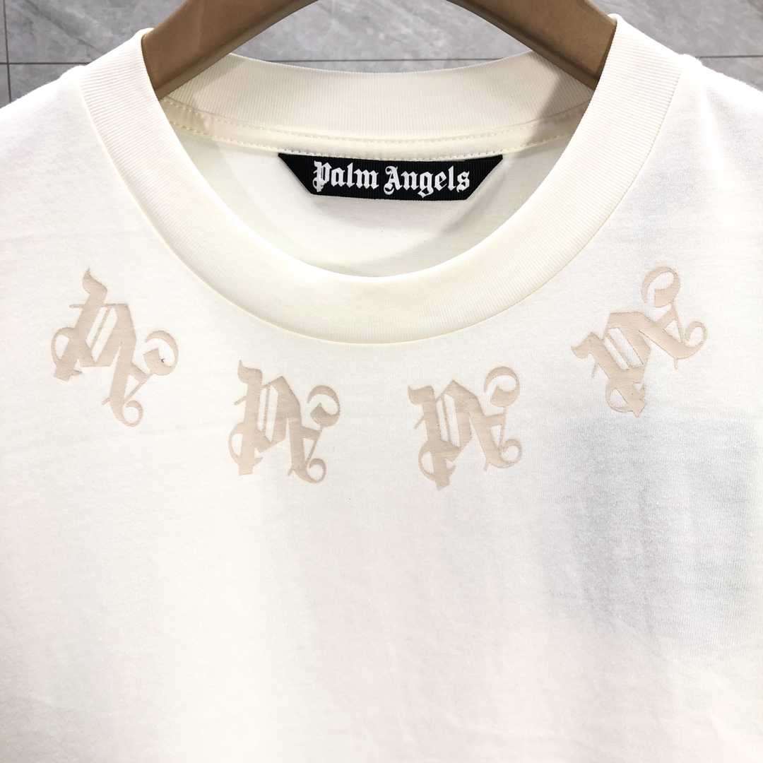 Palm Angels Statement Monogram T-Shirt  - DopestKickz