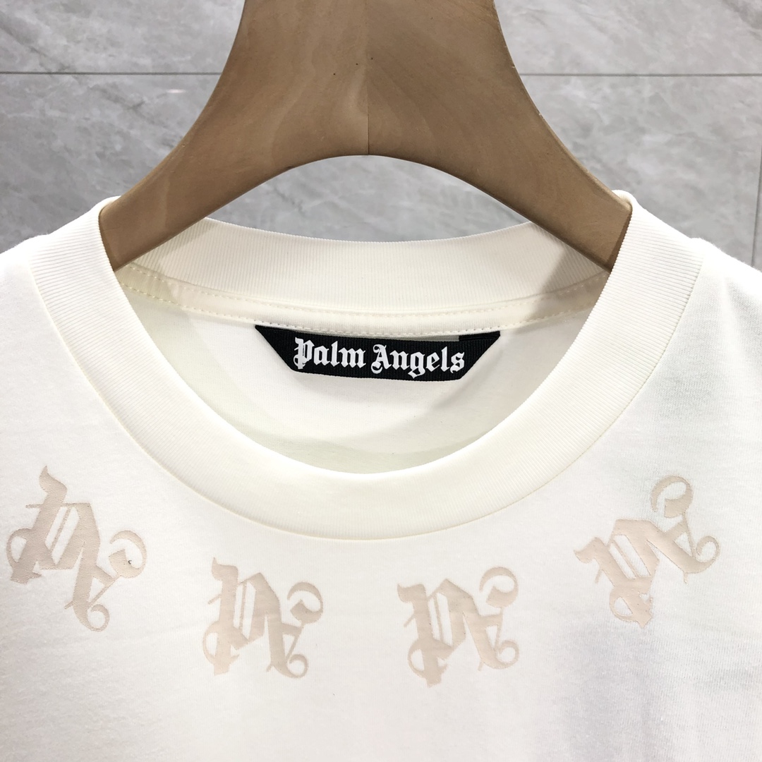 Palm Angels Statement Monogram T-Shirt  - DopestKickz