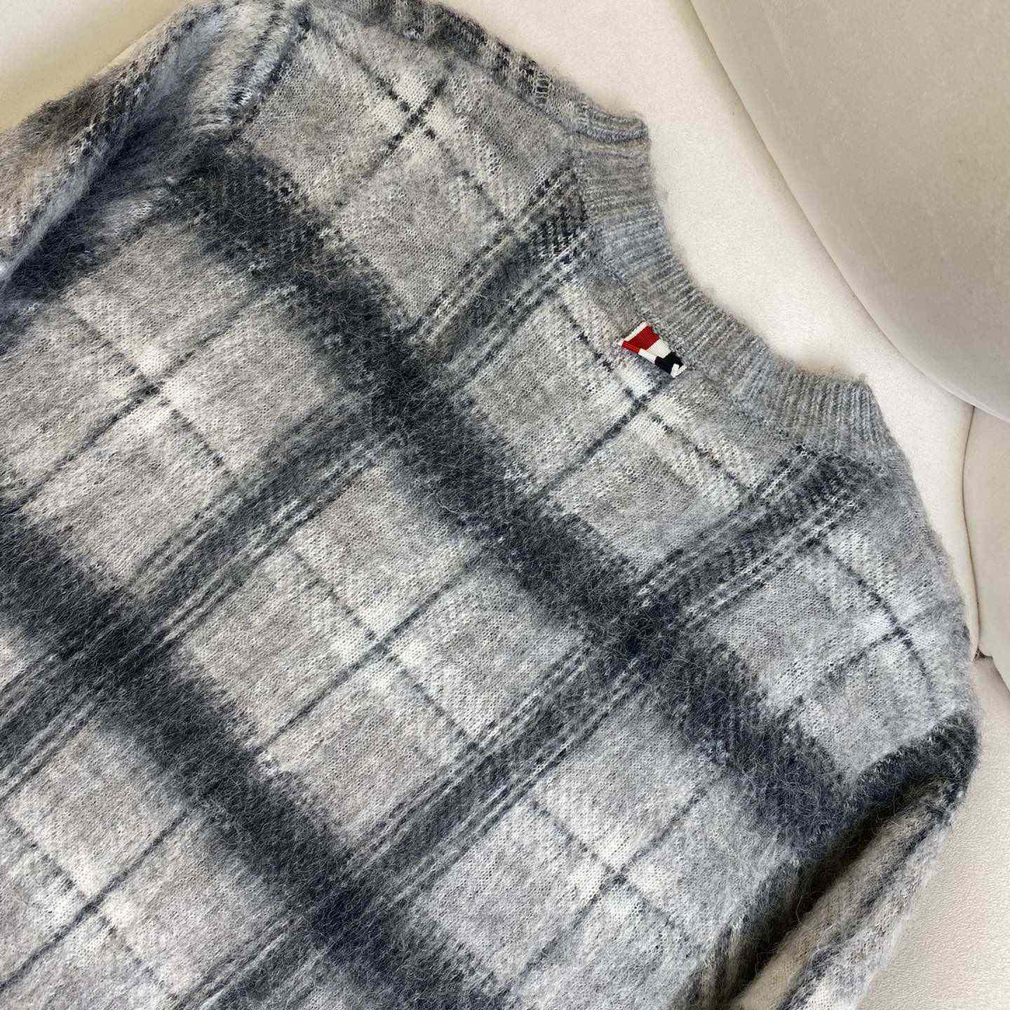 Thom Browne Jacquard-knit Mohair-blend Sweater - DopestKickz
