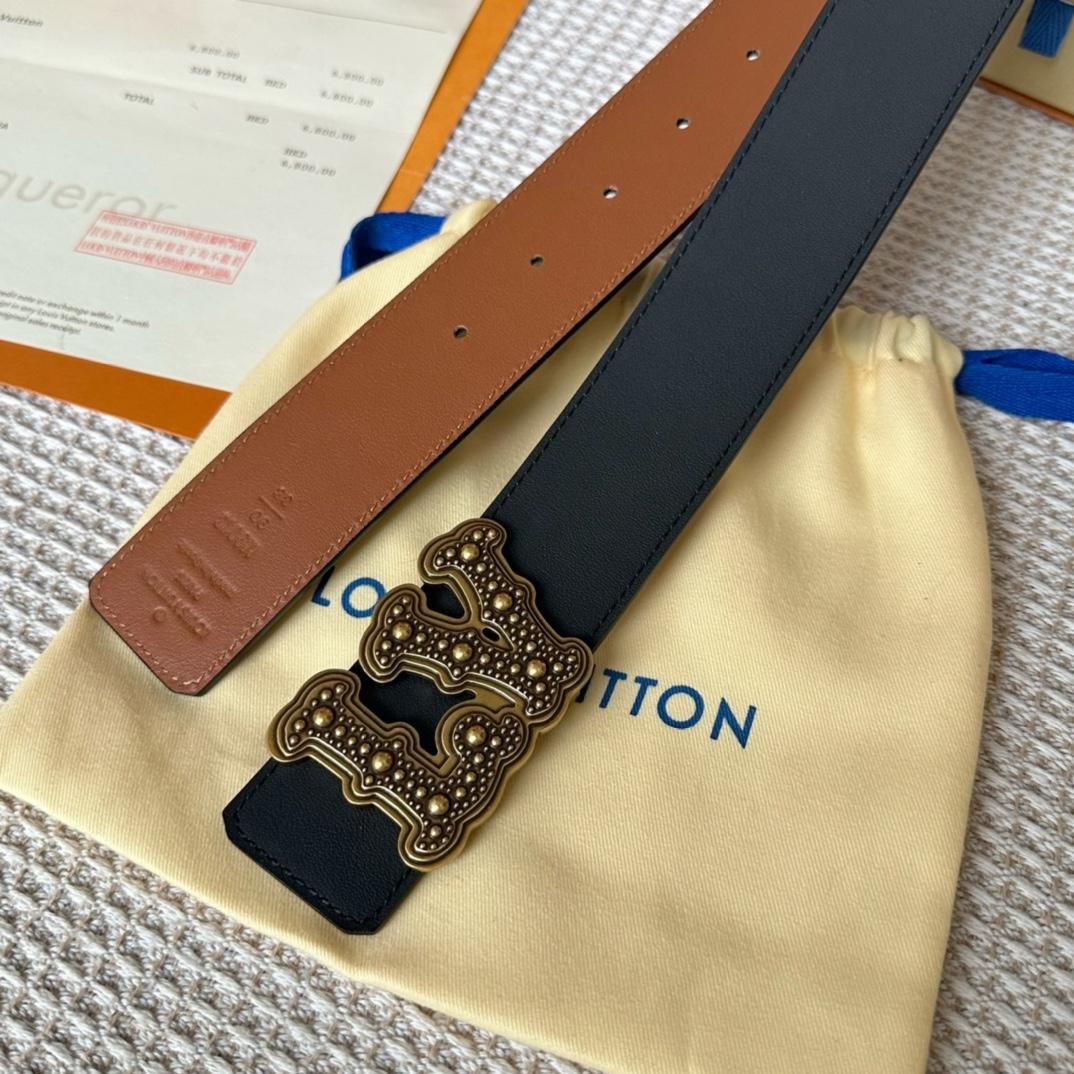Louis Vuitto Reversible Belt - DopestKickz