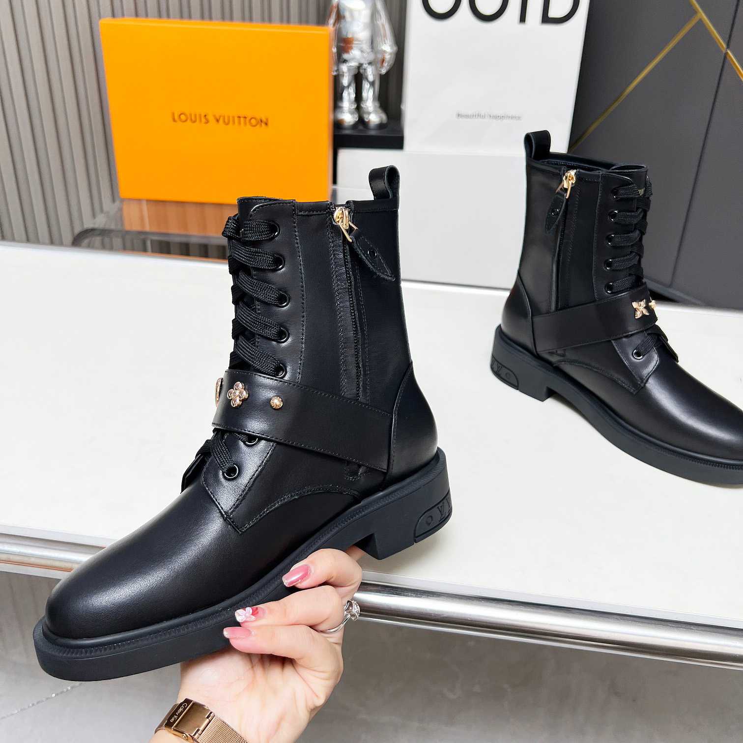 Louis Vuitton Citizen Flat Ranger Boot   - DopestKickz