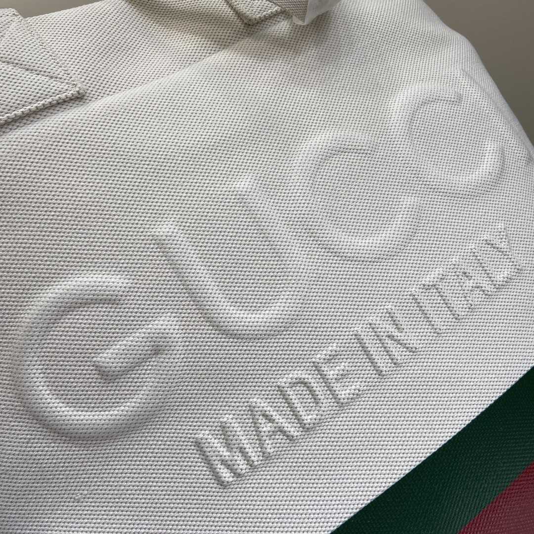 Gucci Canvas Tote Bag With Embossed Detail  （48-48-17cm） - DopestKickz