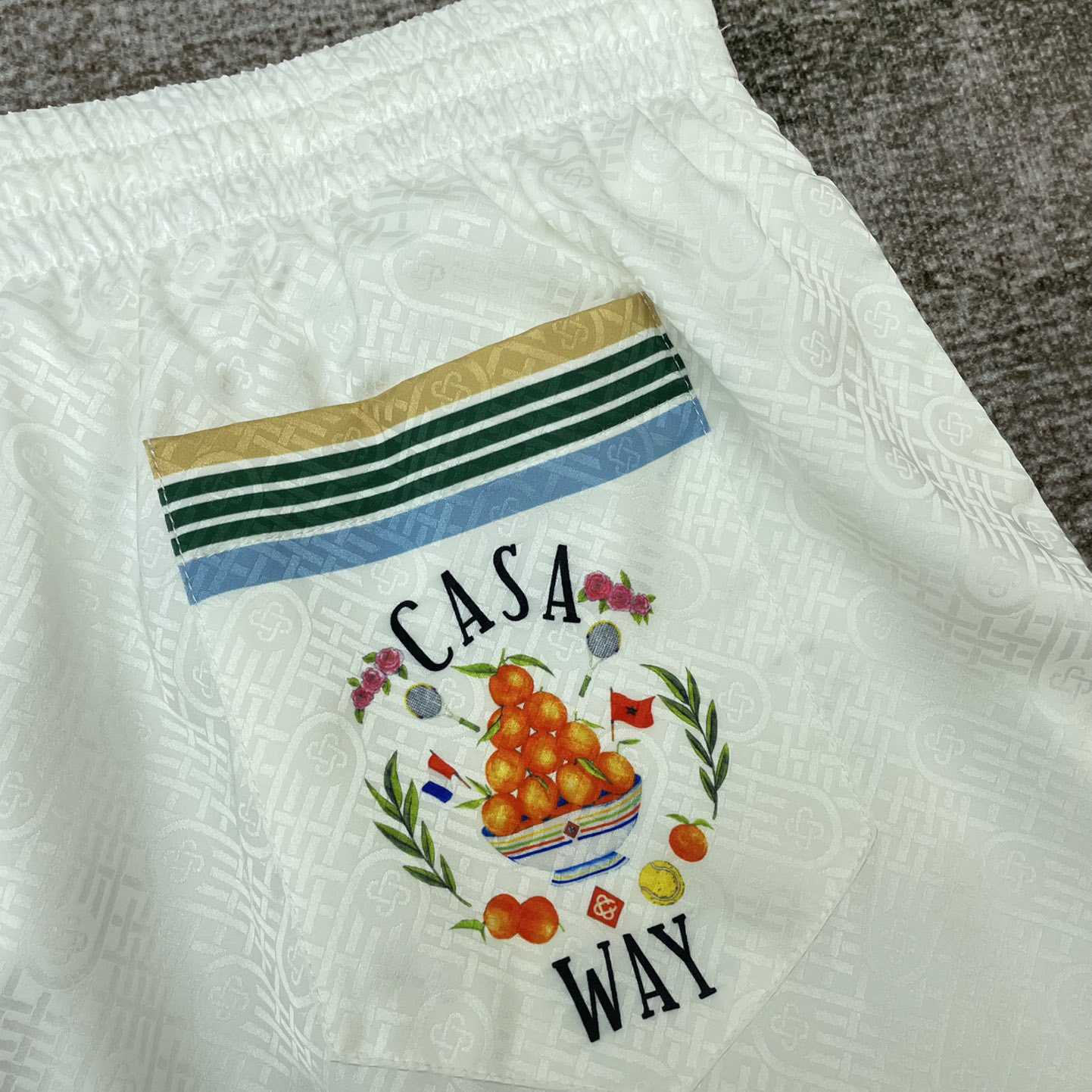 Casablanca Casa Way Monogram Shorts    CA3479 - DopestKickz
