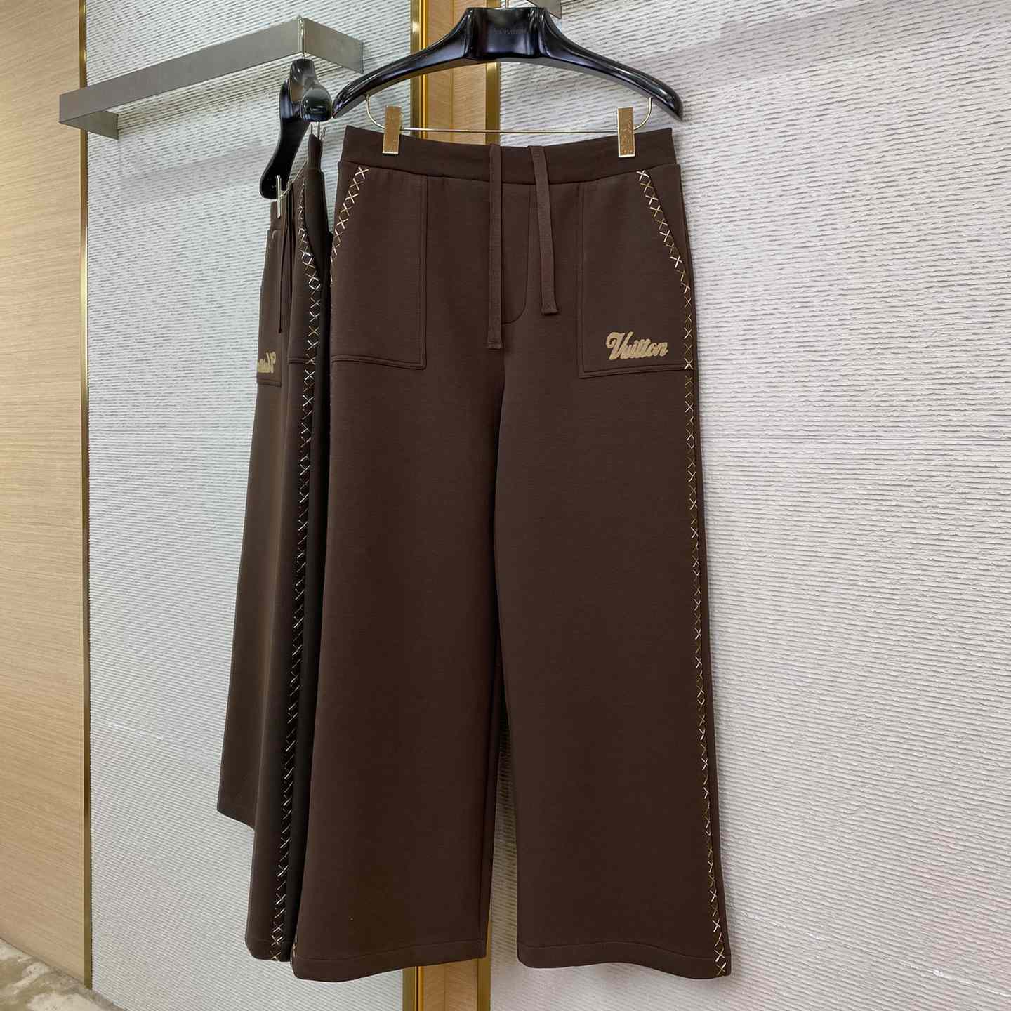 Louis Vuitton Embroidered Cotton Workwear Jacket & Drawstring Pants - DopestKickz