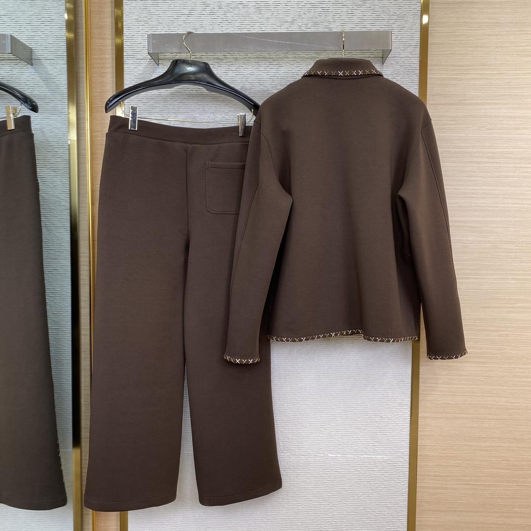 Louis Vuitton Embroidered Cotton Workwear Jacket & Drawstring Pants - DopestKickz