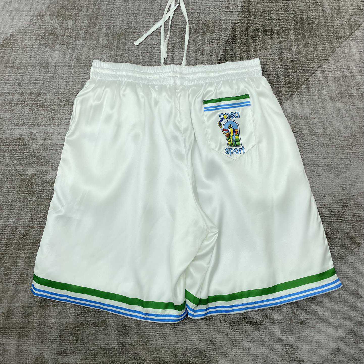 Casablanca Le Jeu Silk Shorts  CA3477 - DopestKickz