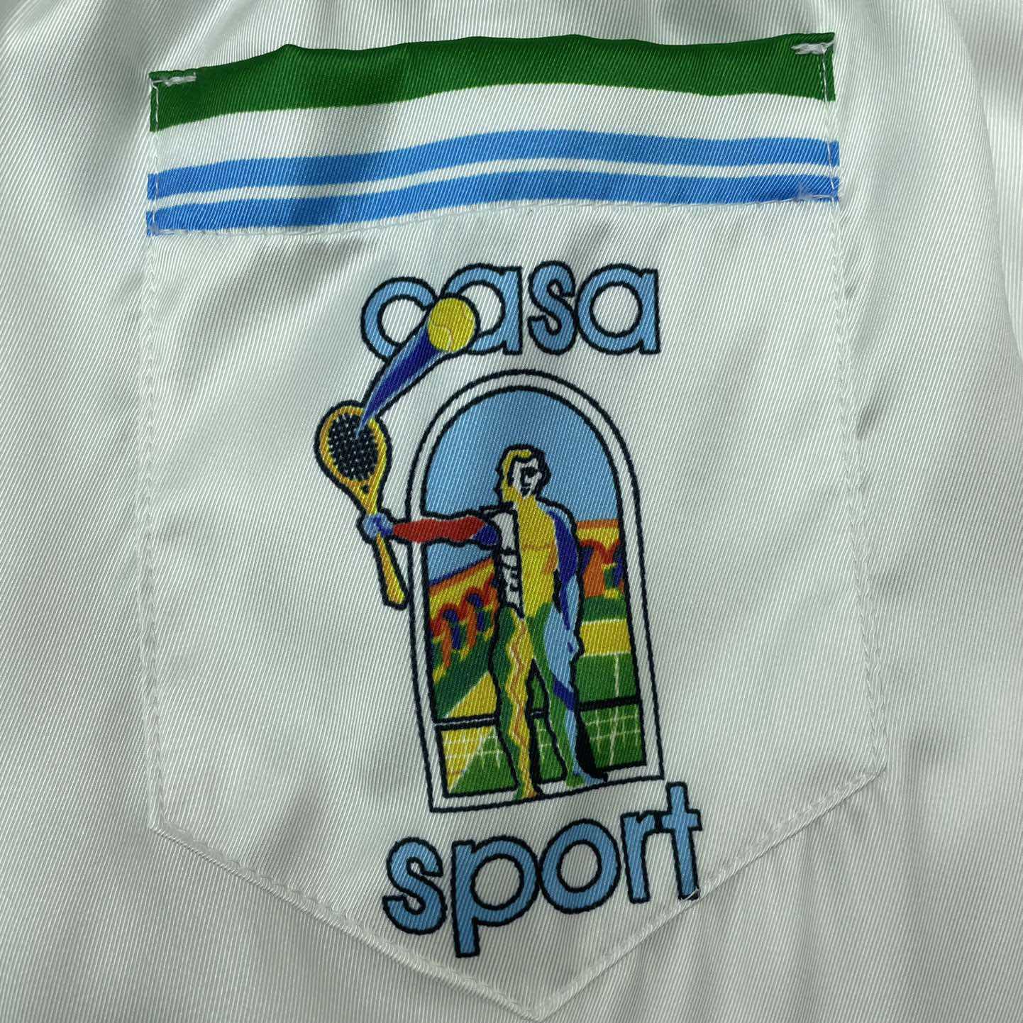 Casablanca Le Jeu Silk Shorts  CA3477 - DopestKickz