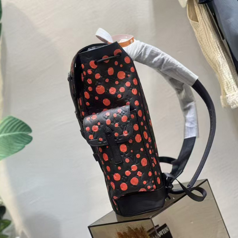 Louis Vuitton X Yayoi Kusama Infinity Dots Christopher Backpack  - DopestKickz
