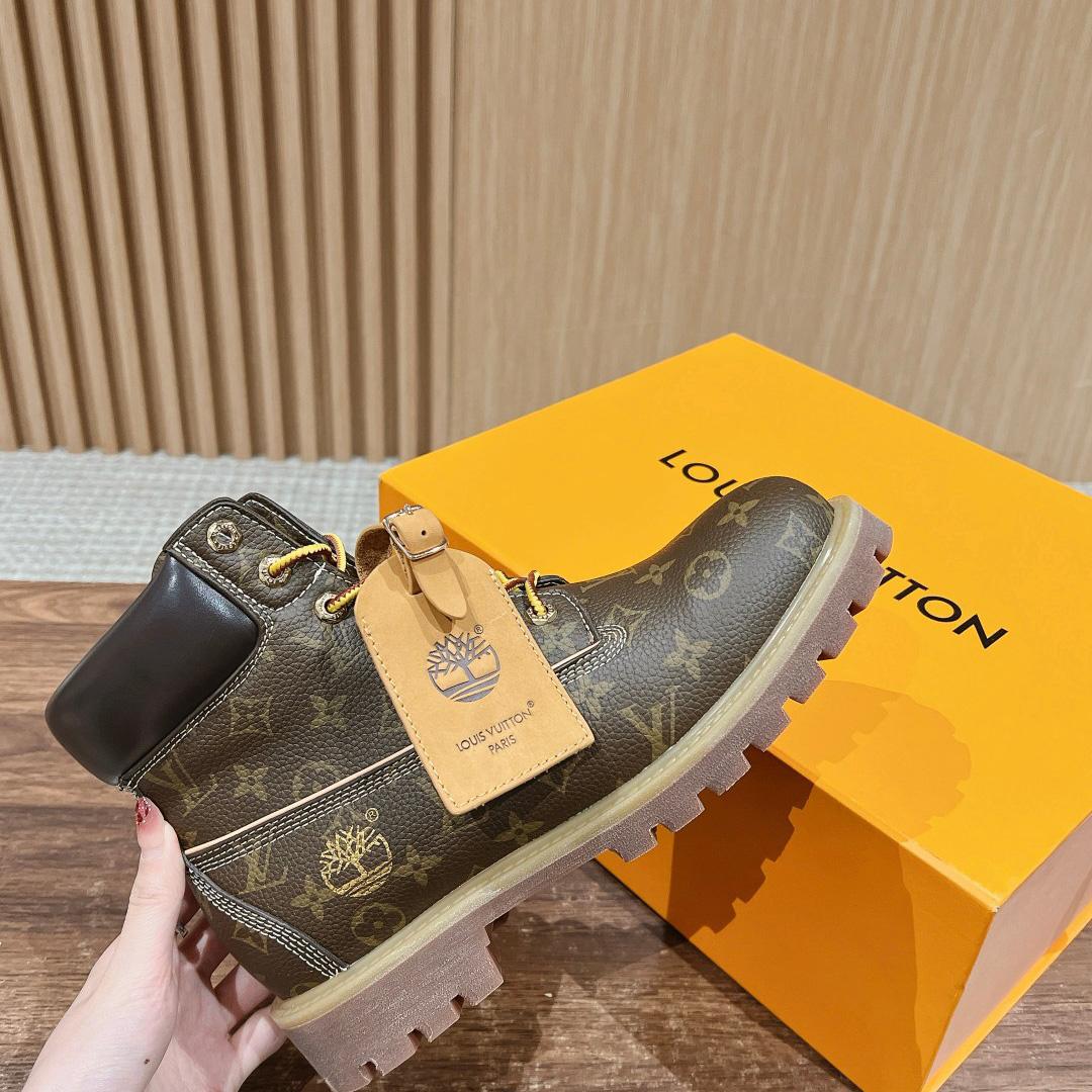Louis Vuitton x Timberland Ankle Boot - DopestKickz