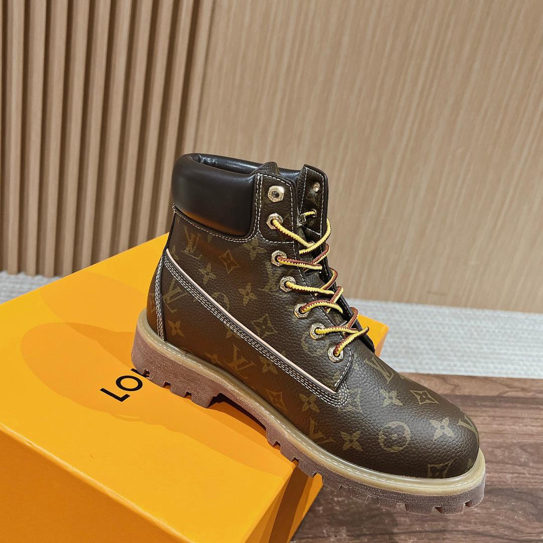 Louis Vuitton x Timberland Ankle Boot - DopestKickz