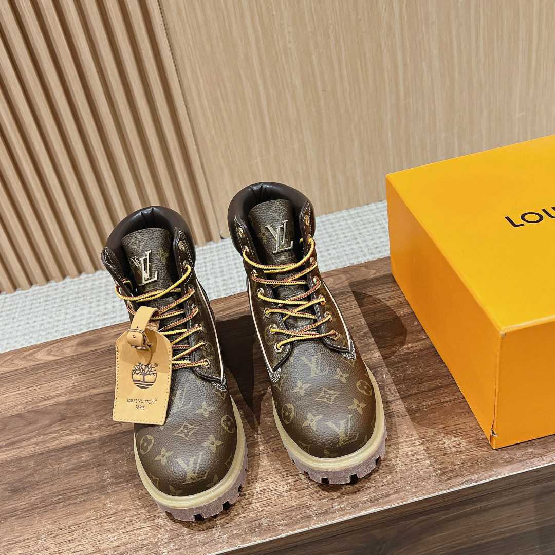 Louis Vuitton x Timberland Ankle Boot - DopestKickz