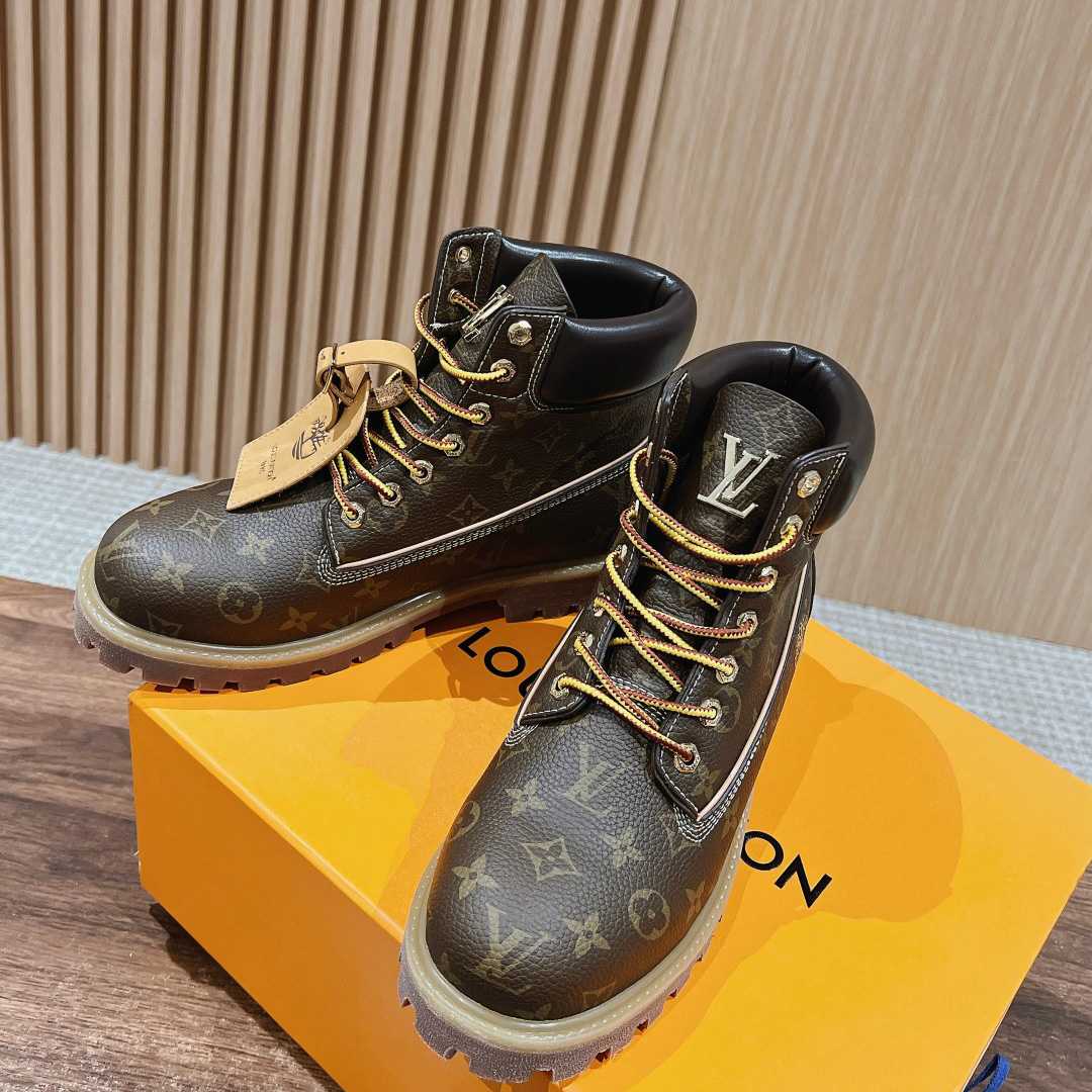 Louis Vuitton x Timberland Ankle Boot - DopestKickz