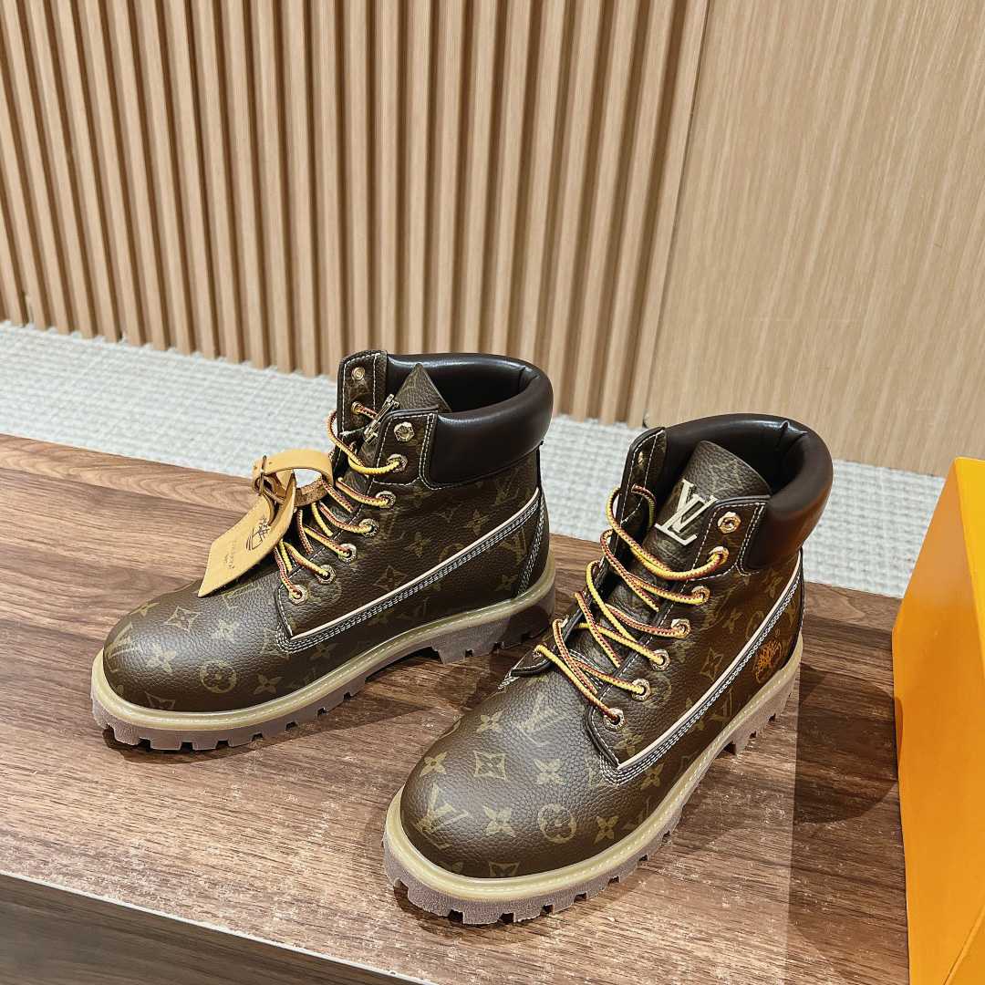 Louis Vuitton x Timberland Ankle Boot - DopestKickz