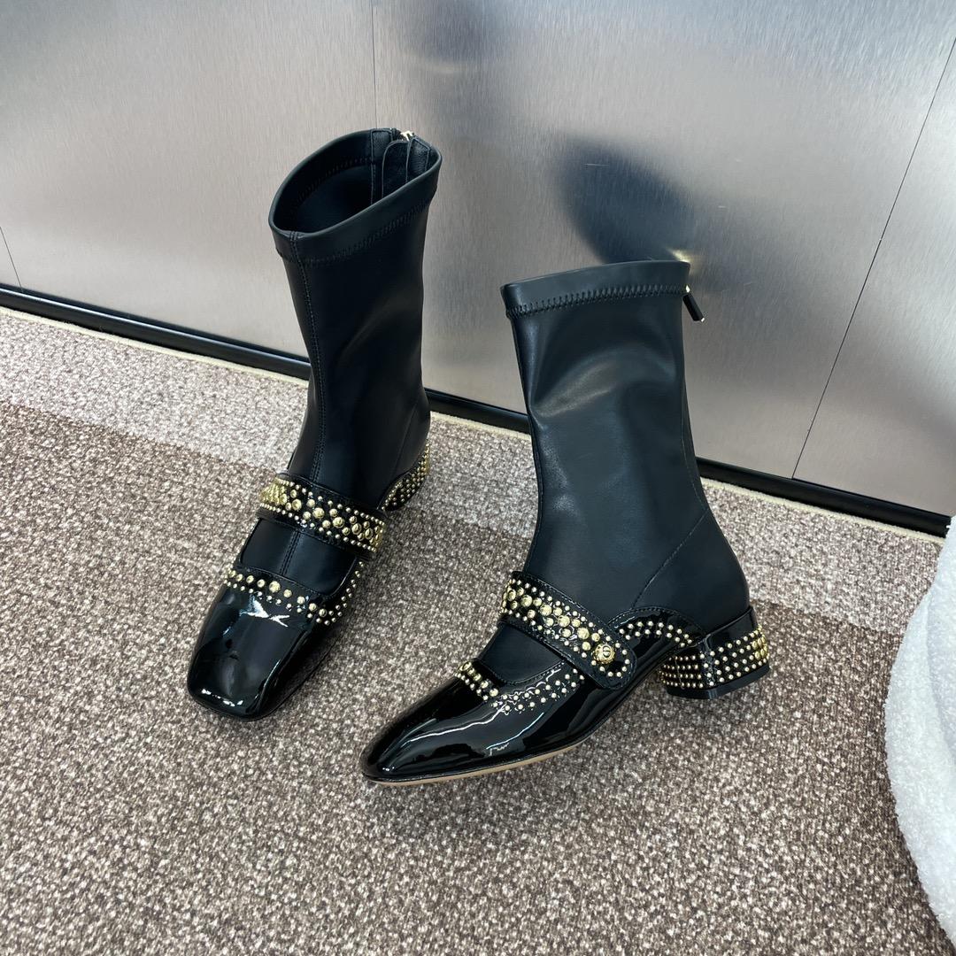 Dior Belle-D Heeled Ankle Boot - DopestKickz