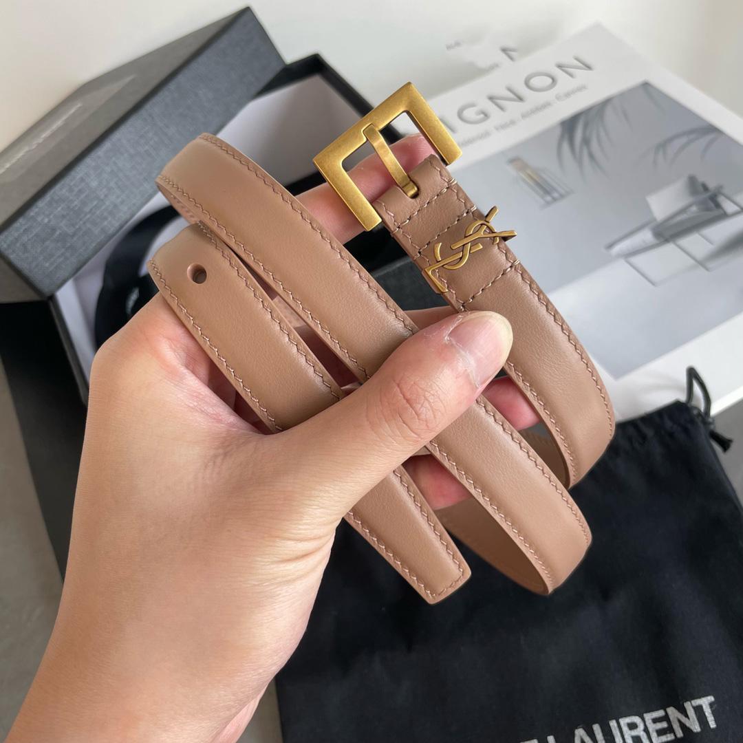 Saint Laurent Leather Belt    20mm - DopestKickz