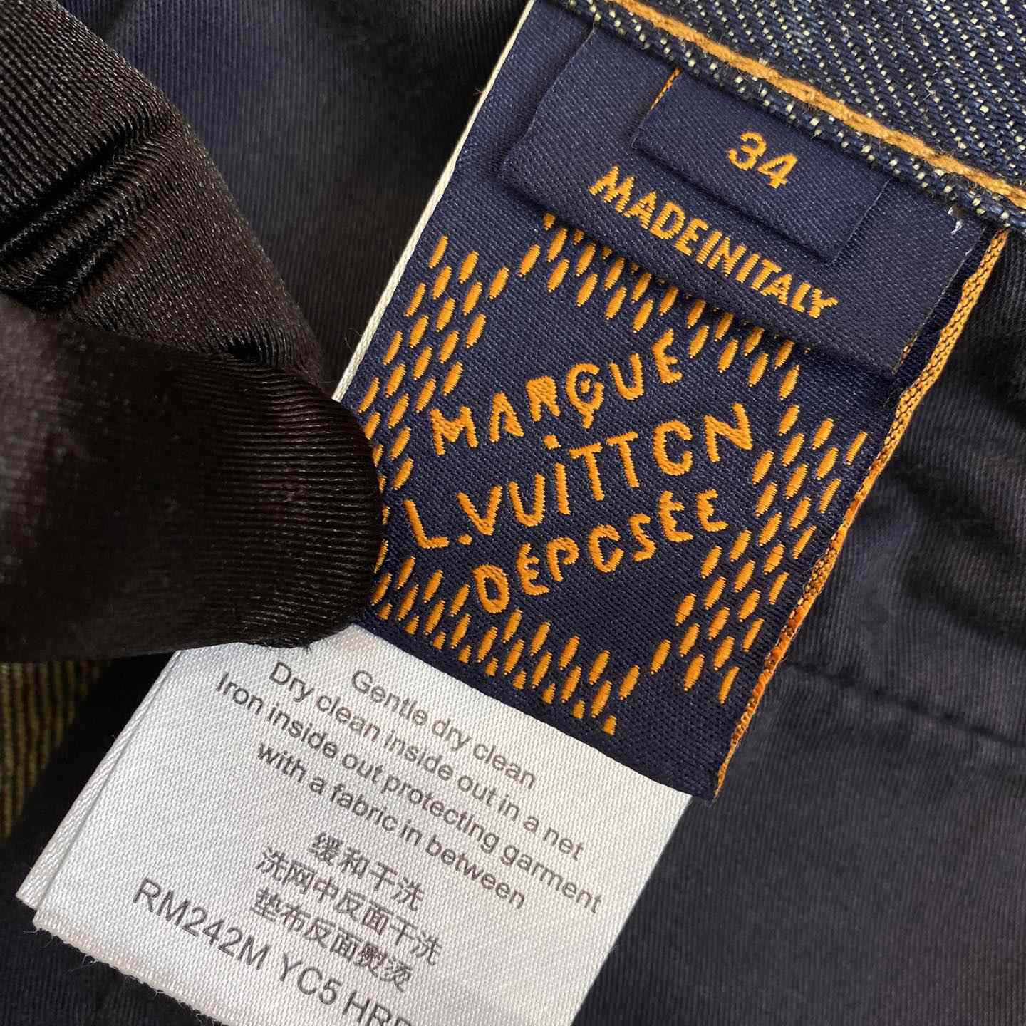 Louis Vuitton Washed Denim Workwear Pants   1AFWYZ - DopestKickz