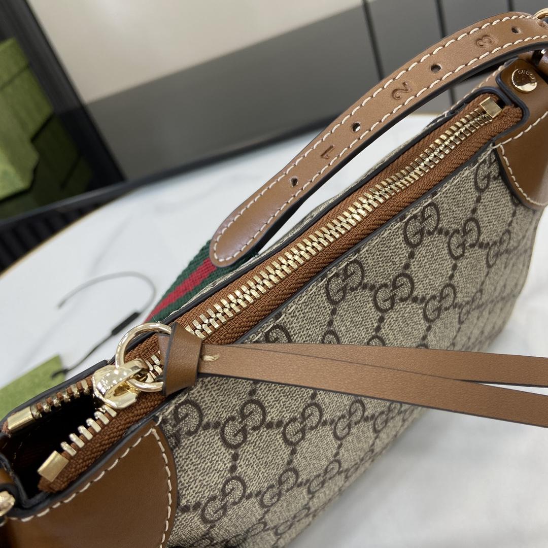 Gucci GG Emblem Small Shoulder Bag - DopestKickz