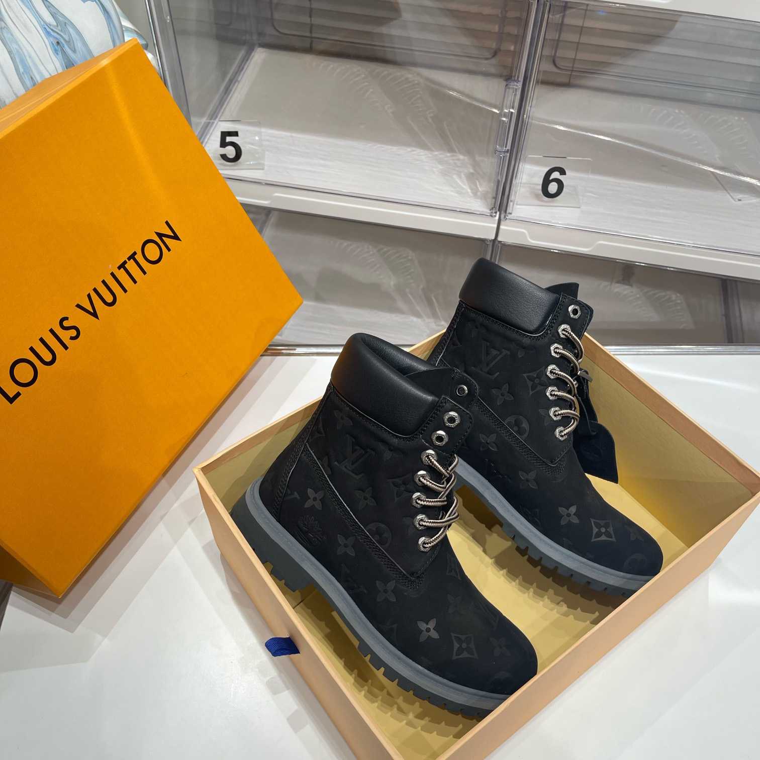 Louis Vuitton x Timberland Ankle Boot - DopestKickz