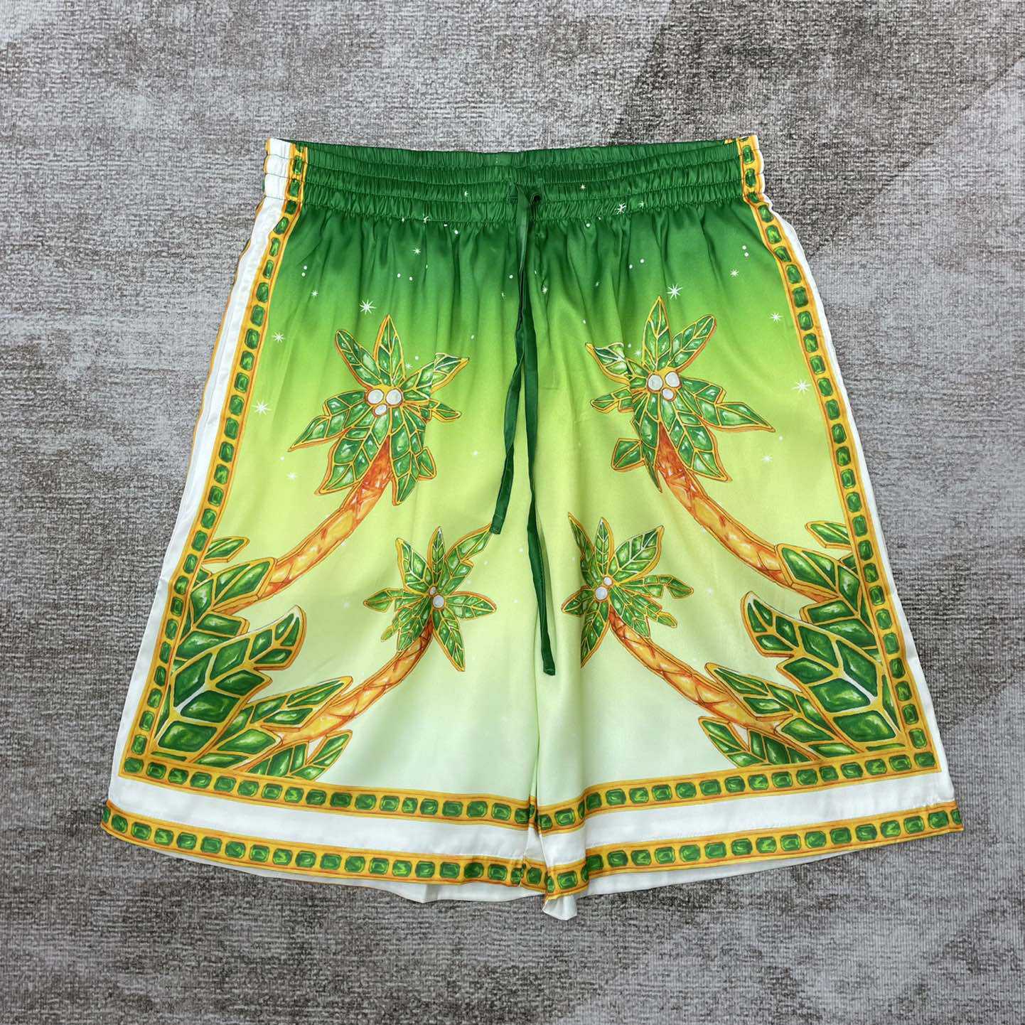 Casablanca Joyaux D'Afrique Satin Shorts   CA3509 - DopestKickz