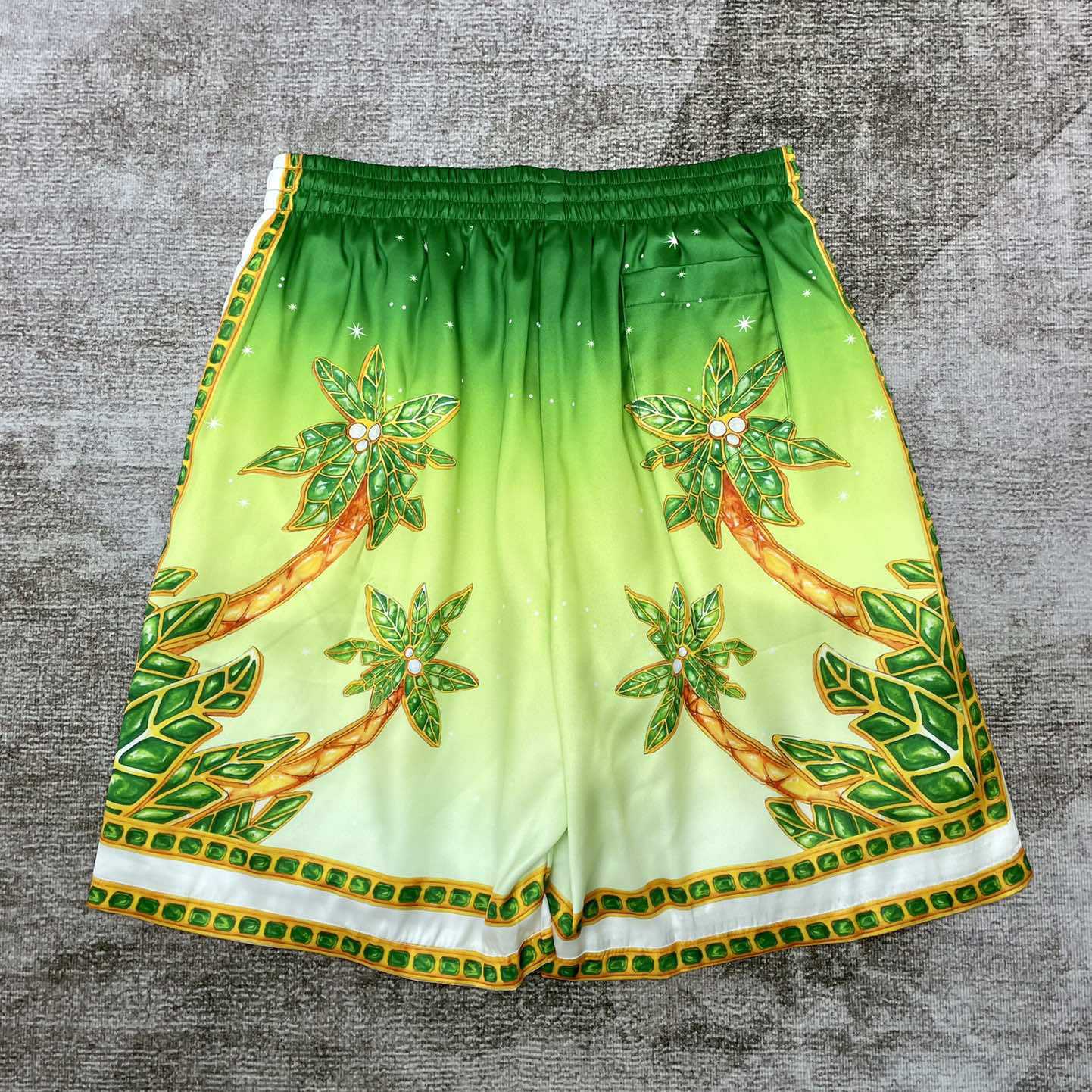Casablanca Joyaux D'Afrique Satin Shorts   CA3509 - DopestKickz