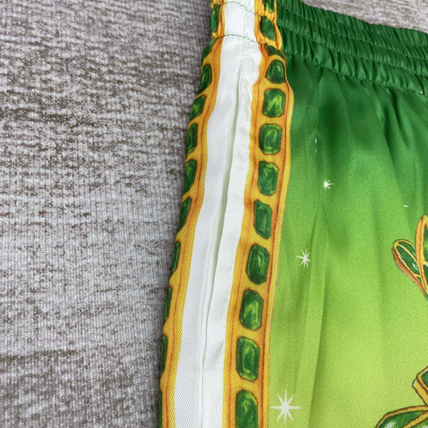 Casablanca Joyaux D'Afrique Satin Shorts   CA3509 - DopestKickz